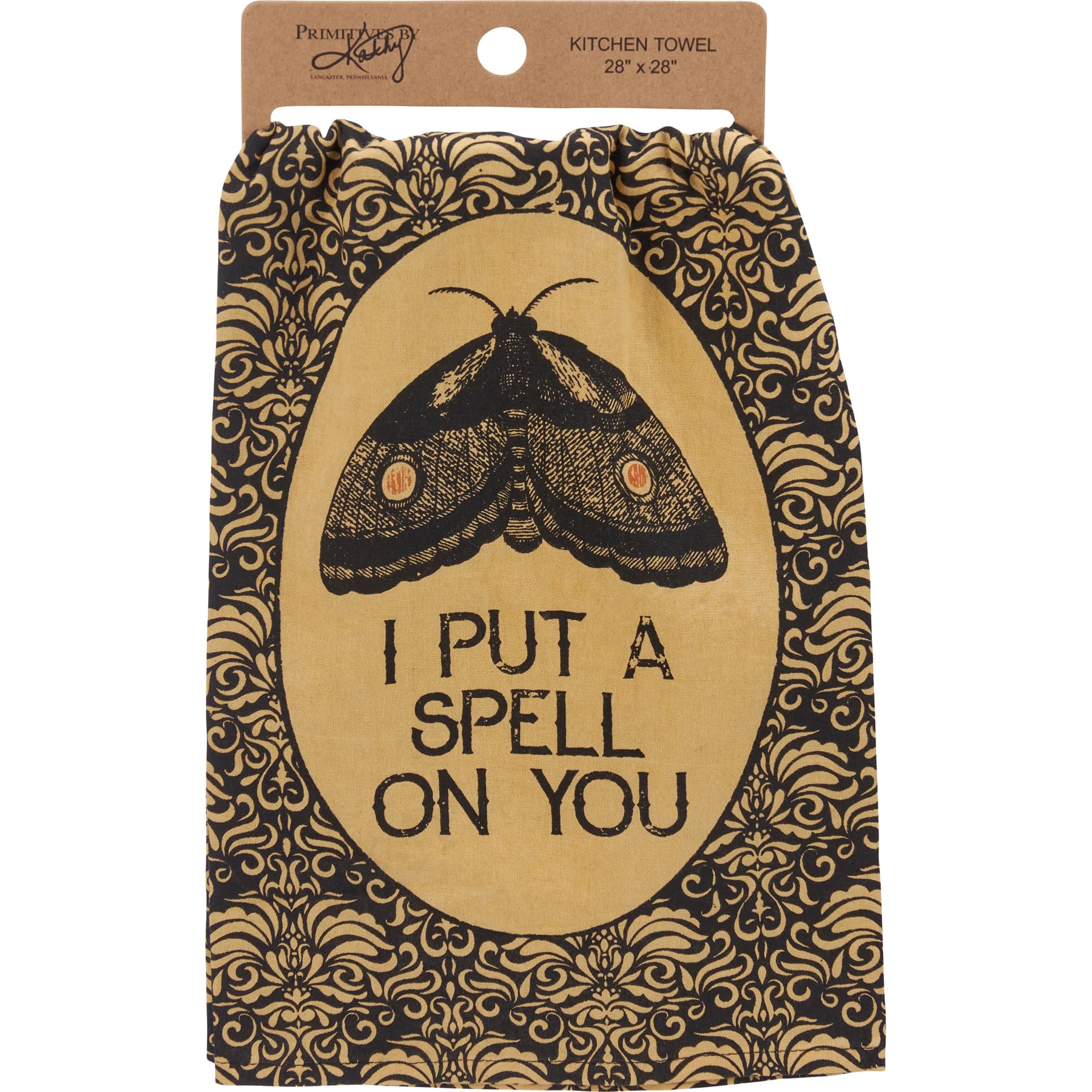 Primitives By Kathy I Put A Spell On You Kitchen Towel | 28'' X 28''