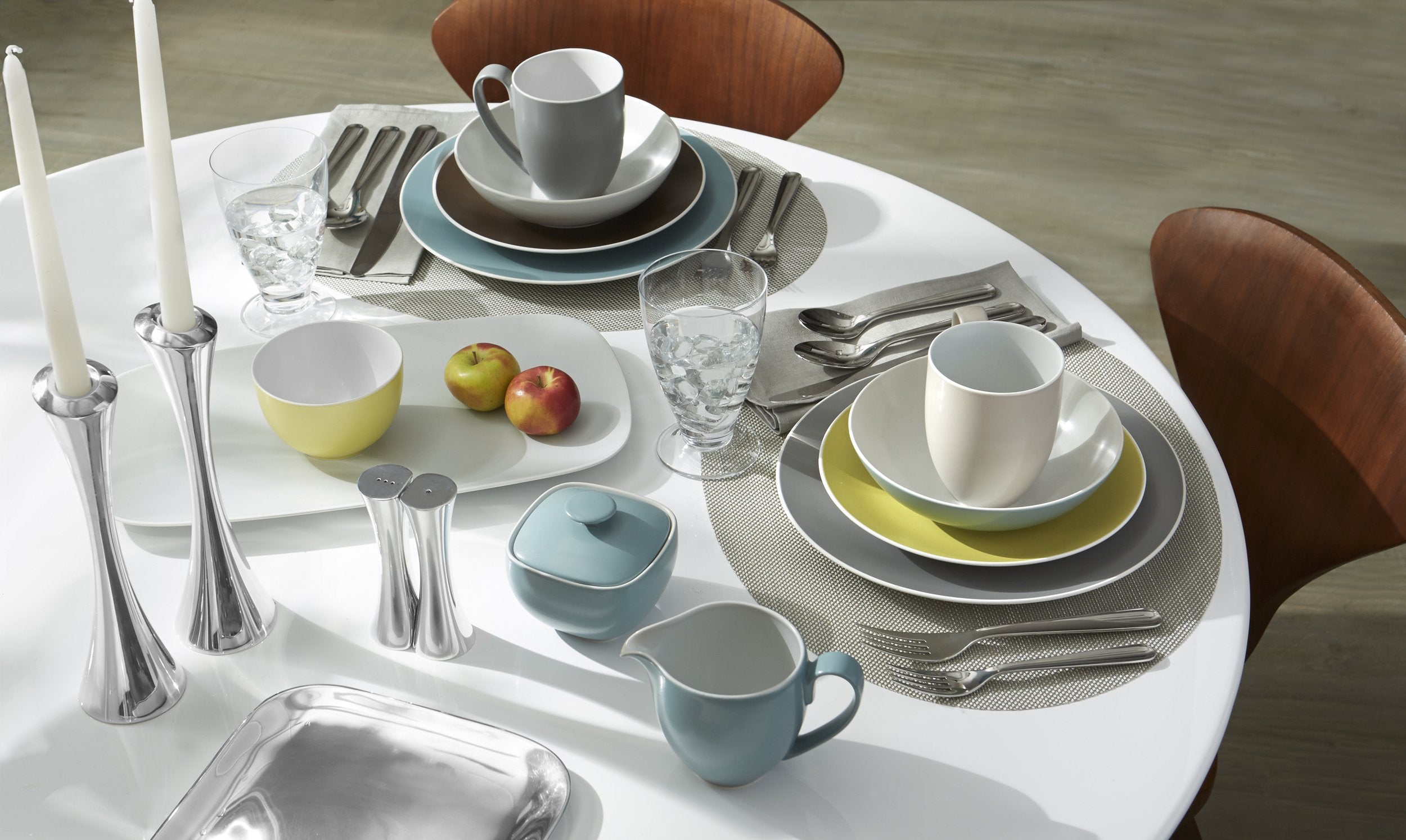 Nambe Aidan 3-Piece Hostess Set | 18/10 Stainless Steel Flatware Serving Fork And Spoon Set | Serving Utensils For Buffet, Cater