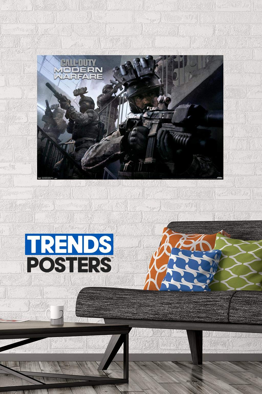 Trends International Call Of Duty: Modern Warfare - Co-Op Wall Poster, 22.375'' X 34'', Premium Unframed Version