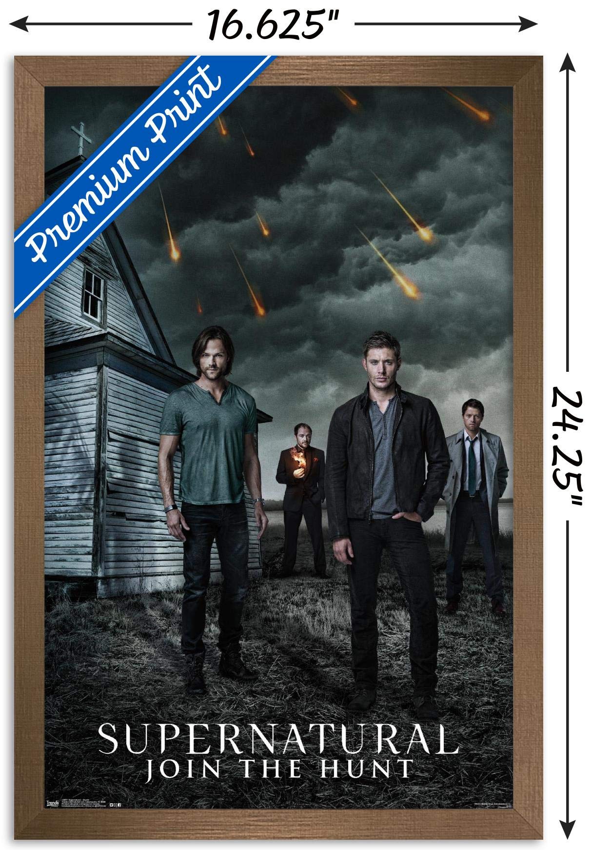 Trends International Supernatural-Church Wall Poster, 14.725'' X 22.375'', Bronze Framed Version
