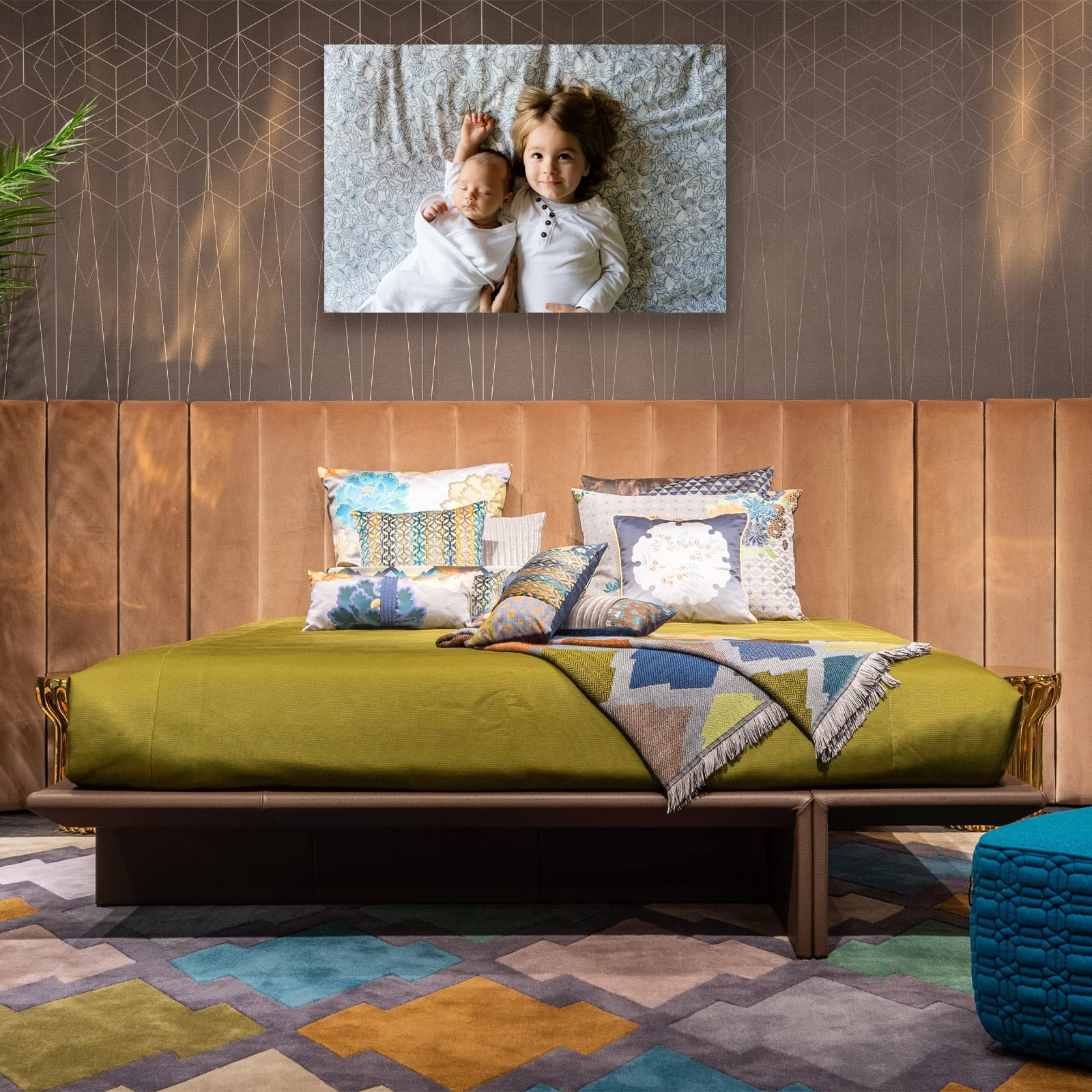 Custom Canvas Prints With Your Photos Custom Wall Art Personalized Canvas Pictures For Pet/Family Gifts For Mom/Men/Women (18''