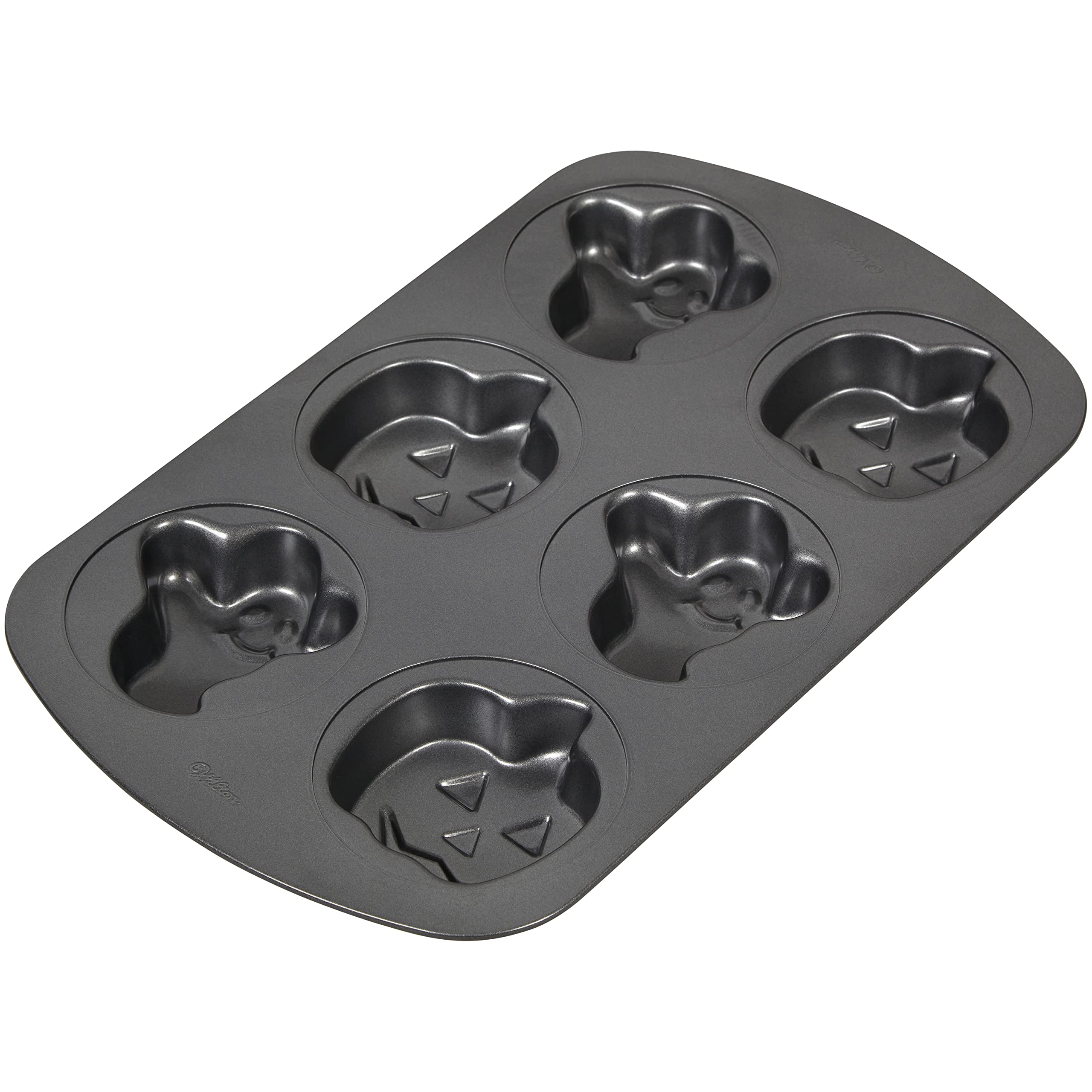 Wilton Pumpkin Non-Stick Mini Ghost, Cake, Pan, One Size, Assorted