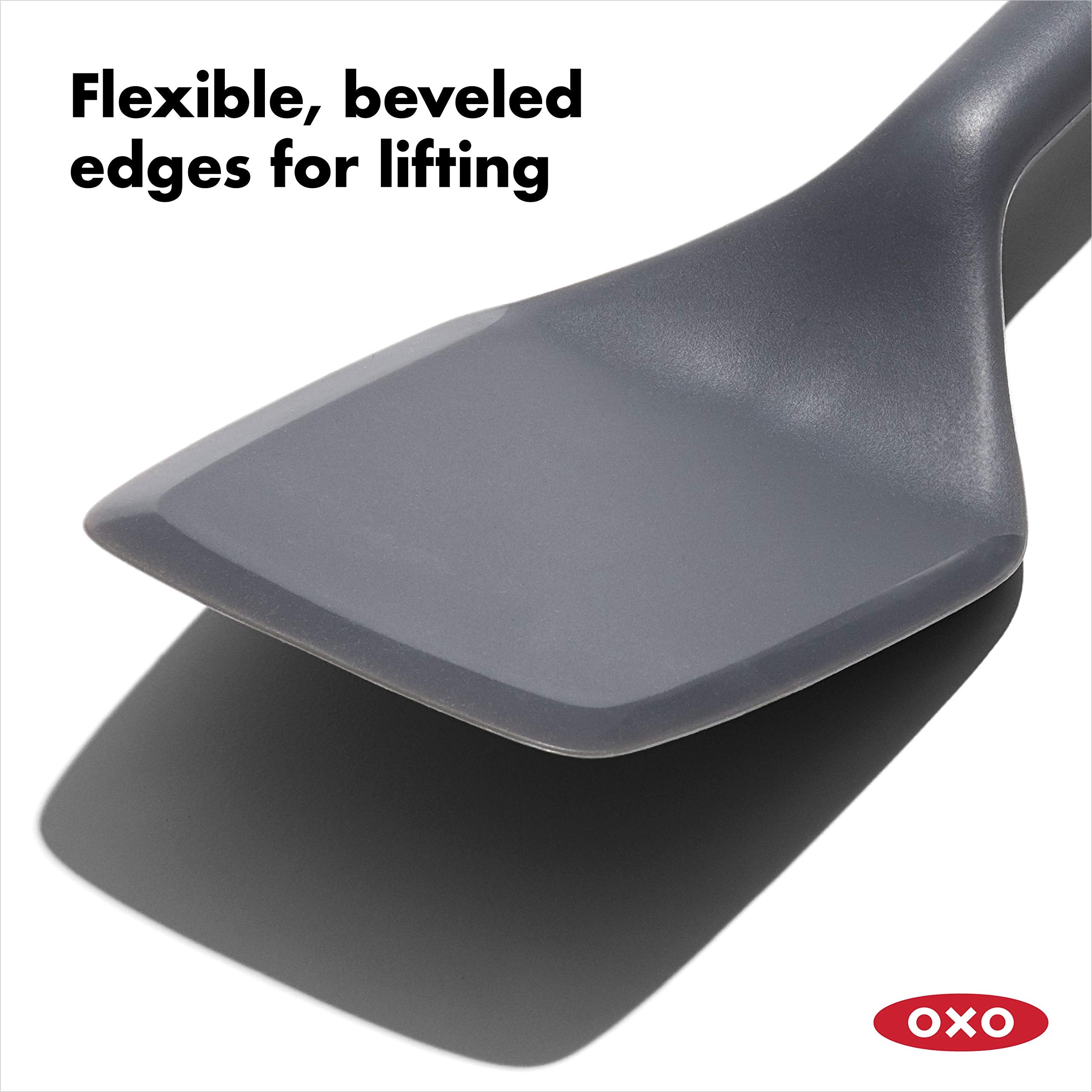 Oxo Good Grips Silicone Everyday Flexible Turner, Peppercorn
