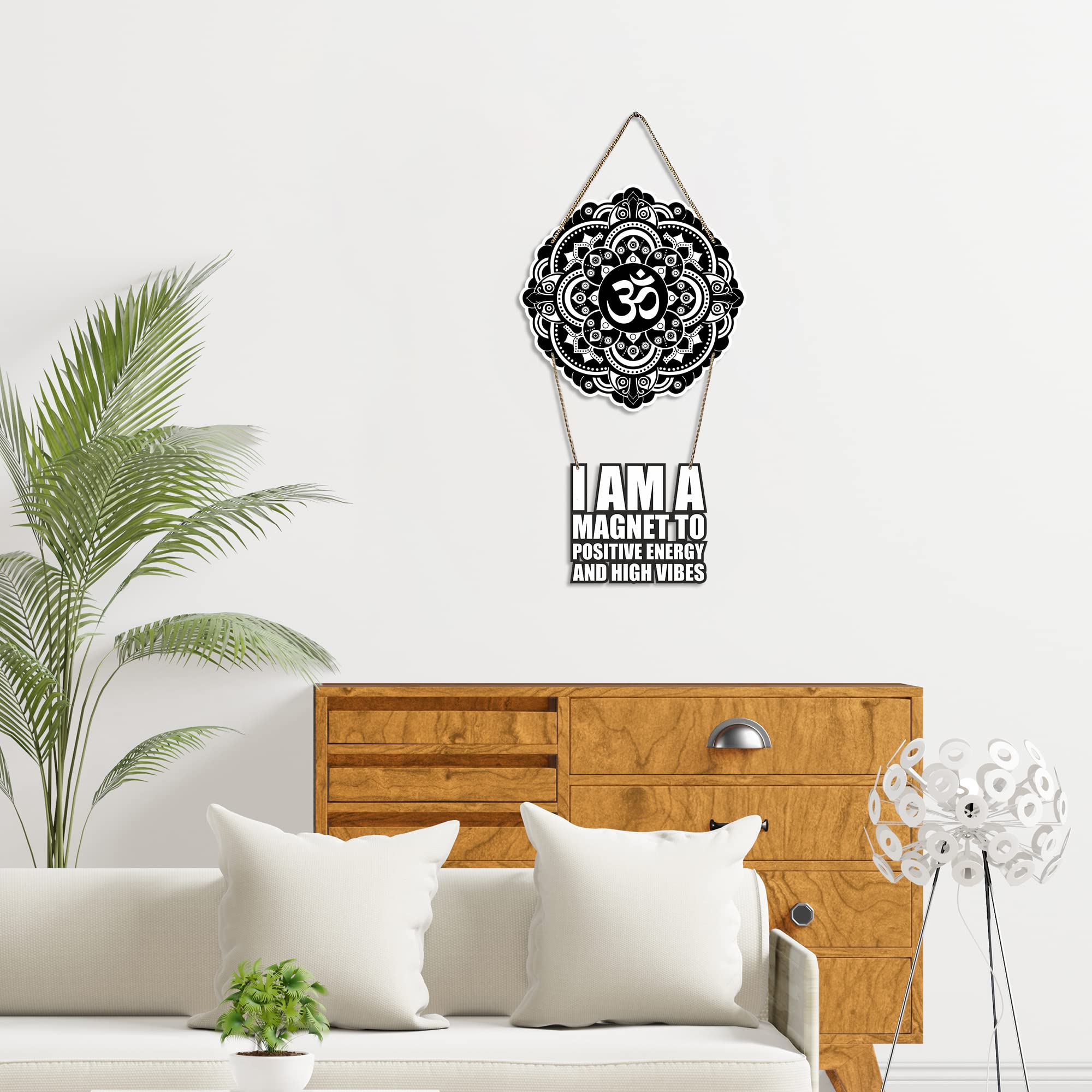 Artvibes Wall Hanging with Quotes for Home|Office|Gift(WH_5717N)(Multi 17)