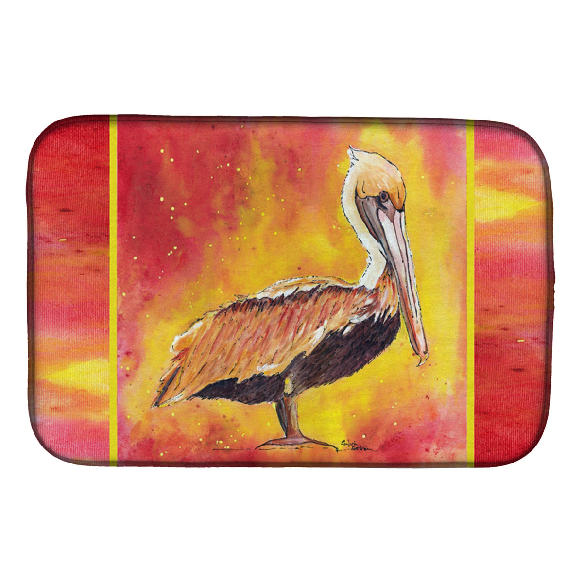 'Caroline'S Treasures 8344Ddm Dish Drying Mat, 14'''' X 21'''', Multicolor''