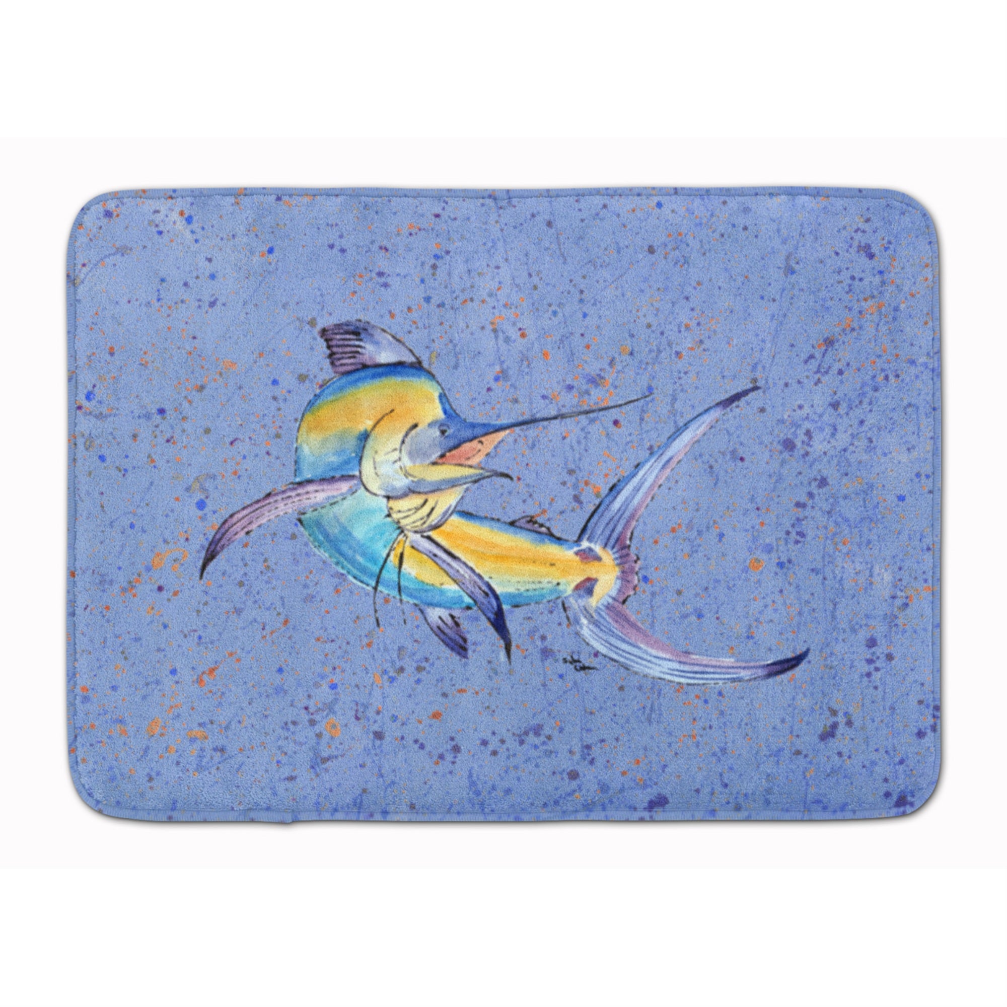 'Caroline'S Treasures Blue Marlin Floor Mat, 19'''' X 27'''', Multicolor''