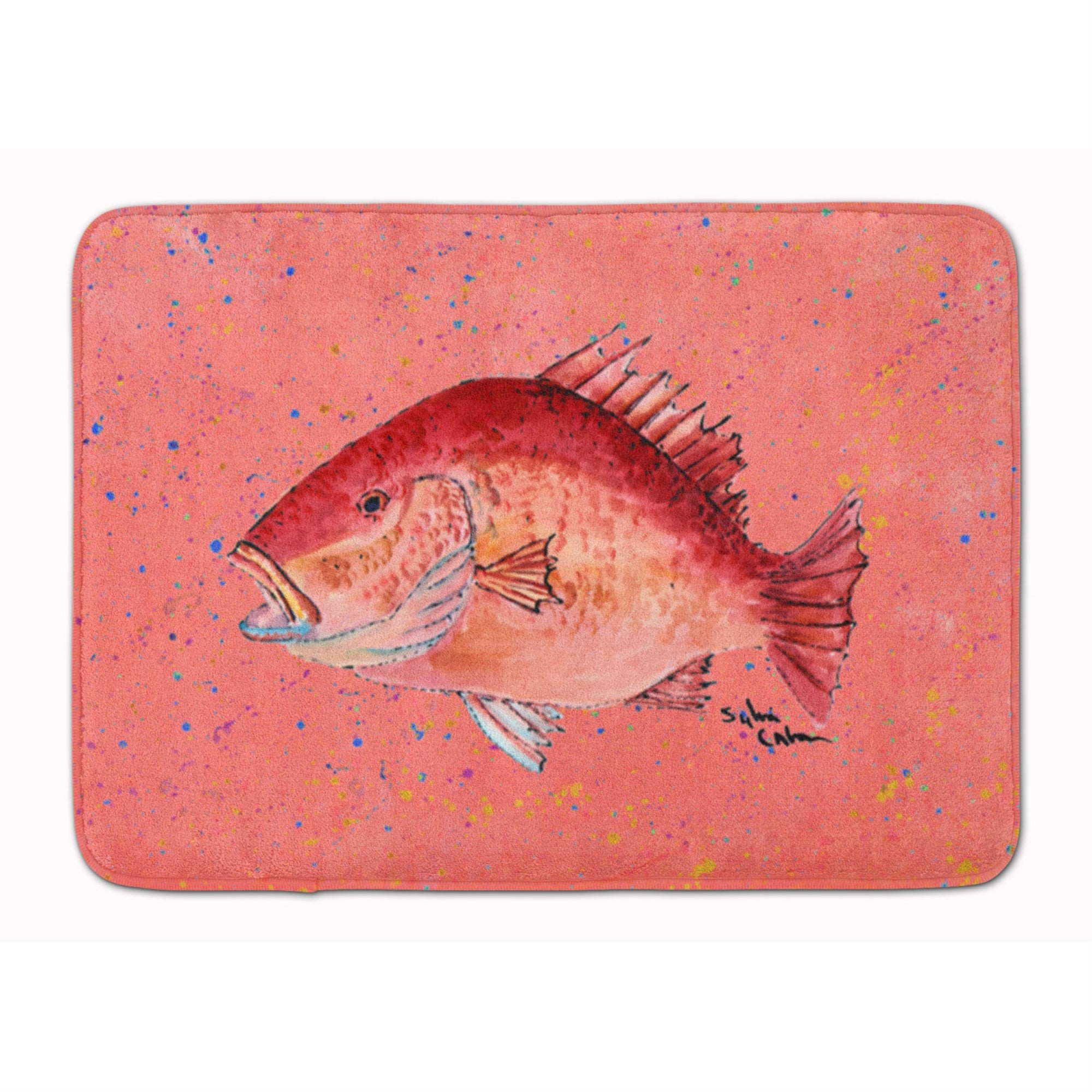 'Caroline'S Treasures Strawberry Snapper Floor Mat, 19'''' X 27'''', Multicolor''