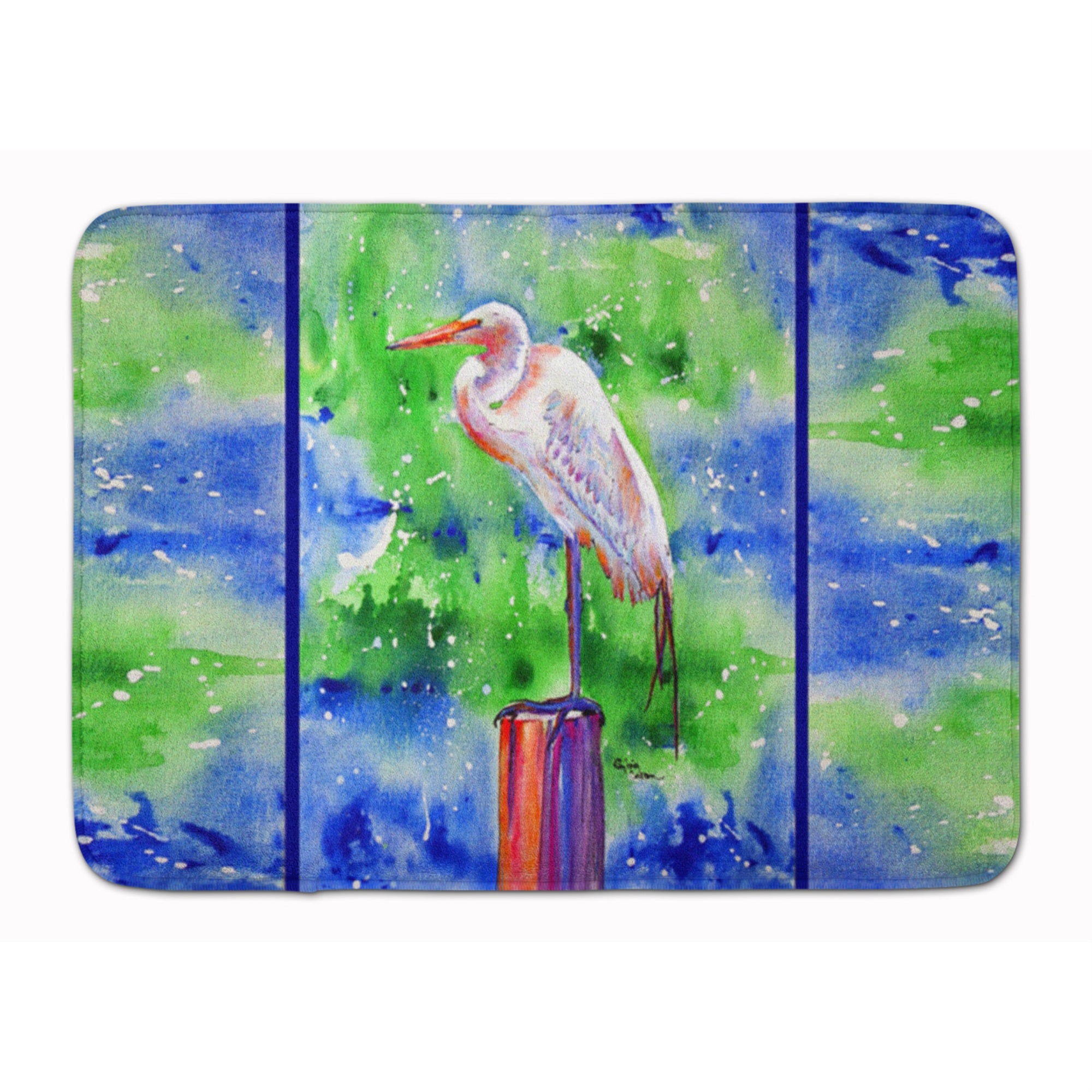 'Caroline'S Treasures Egret Floor Mat, 19'''' X 27'''', Multicolor''