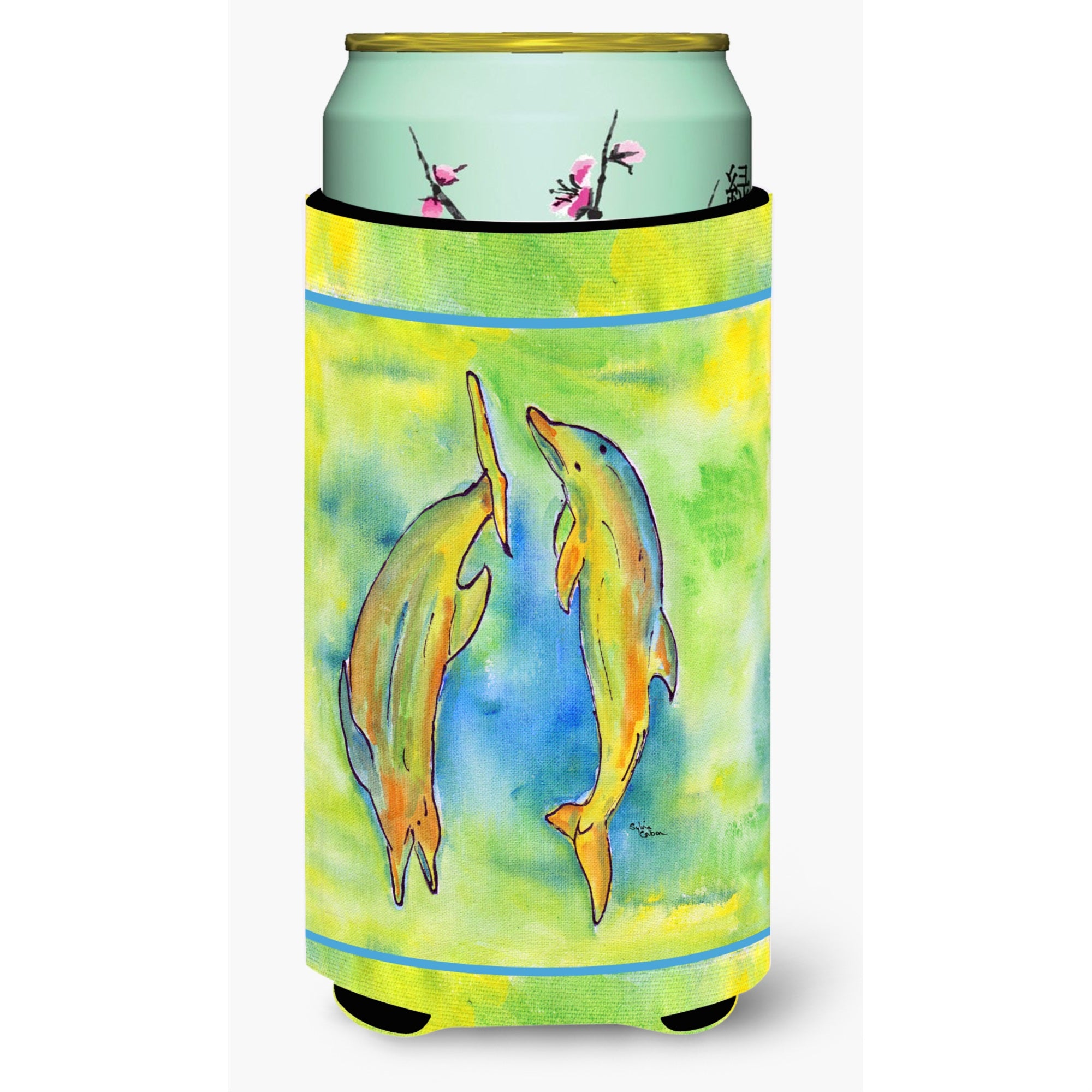 Dolphin  Tall Boy Beverage Insulator Beverage Insulator Hugger