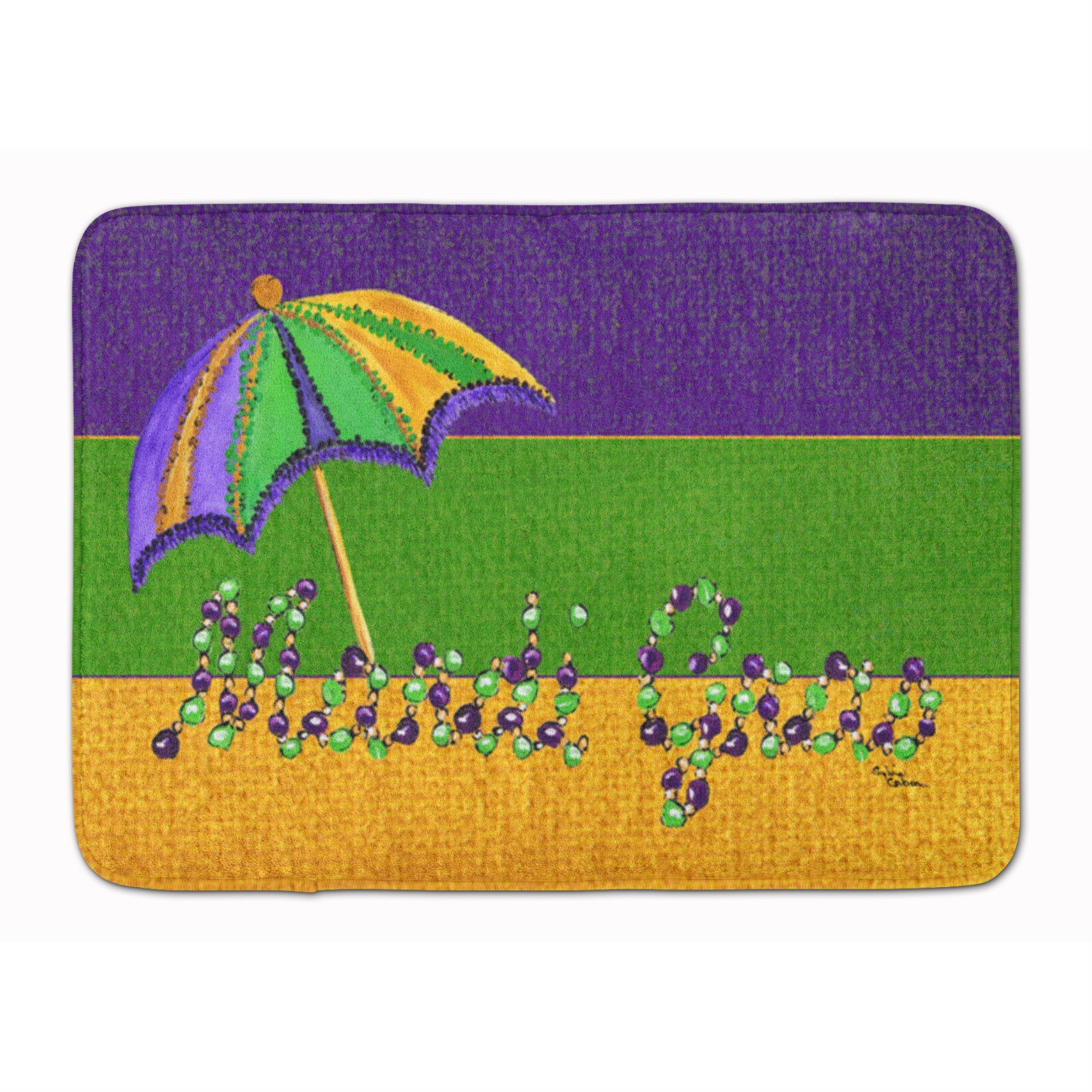 'Caroline'S Treasures Mardi Gras Floor Mat, 19'''' X 27'''', Multicolor''