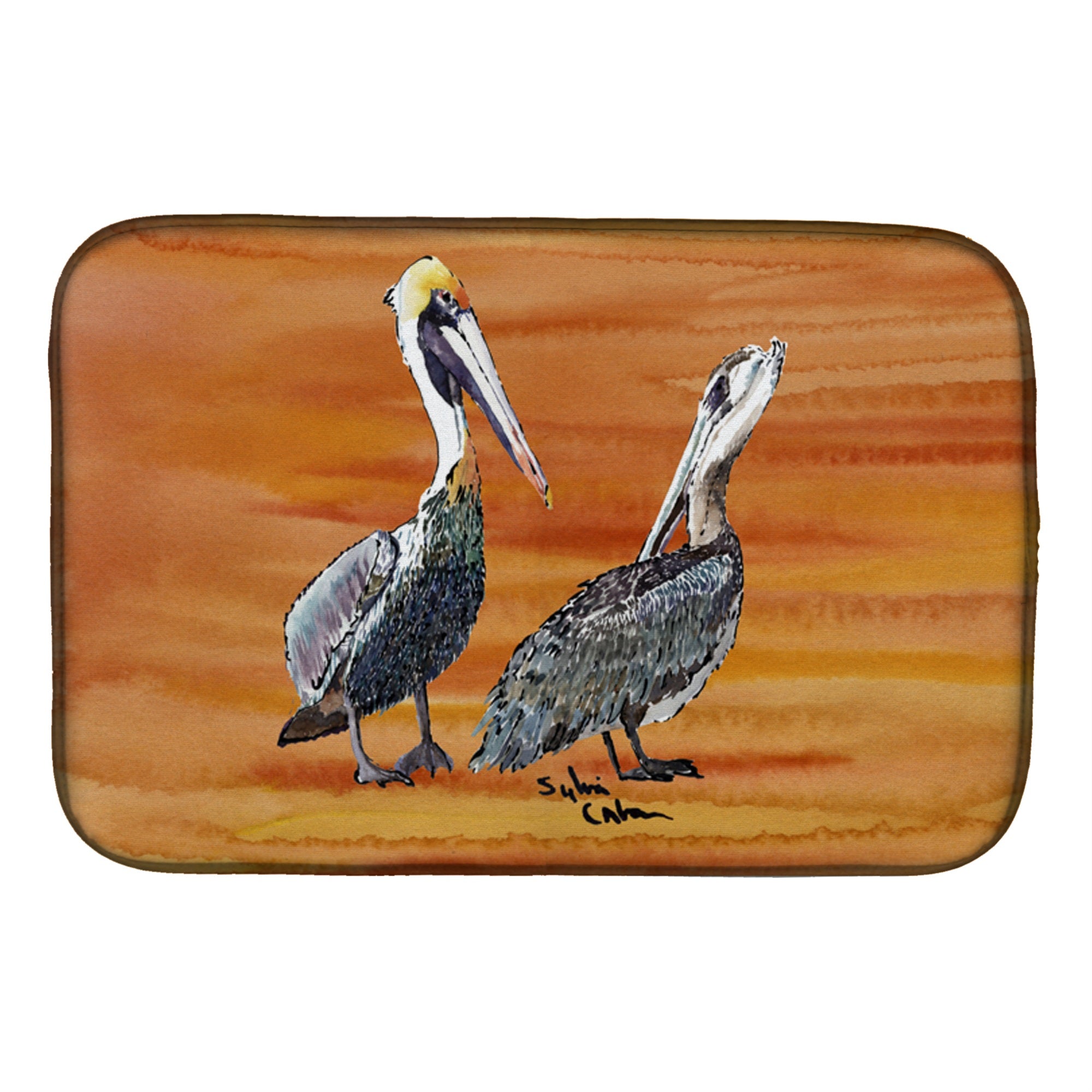 'Caroline'S Treasures 8407Ddm Dish Drying Mat, 14'''' X 21'''', Multicolor''