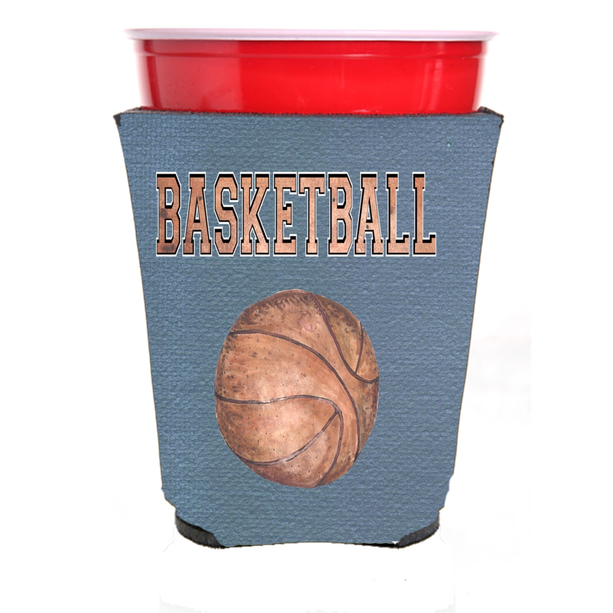 Basketball Red Solo Cup Beverage Insulator Hugger