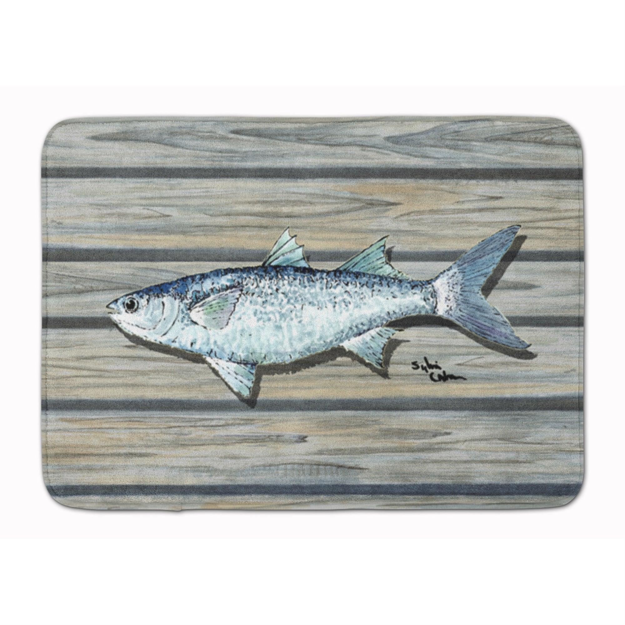 'Caroline'S Treasures Fish Mullet Floor Mat, 19'''' X 27'''', Multicolor''