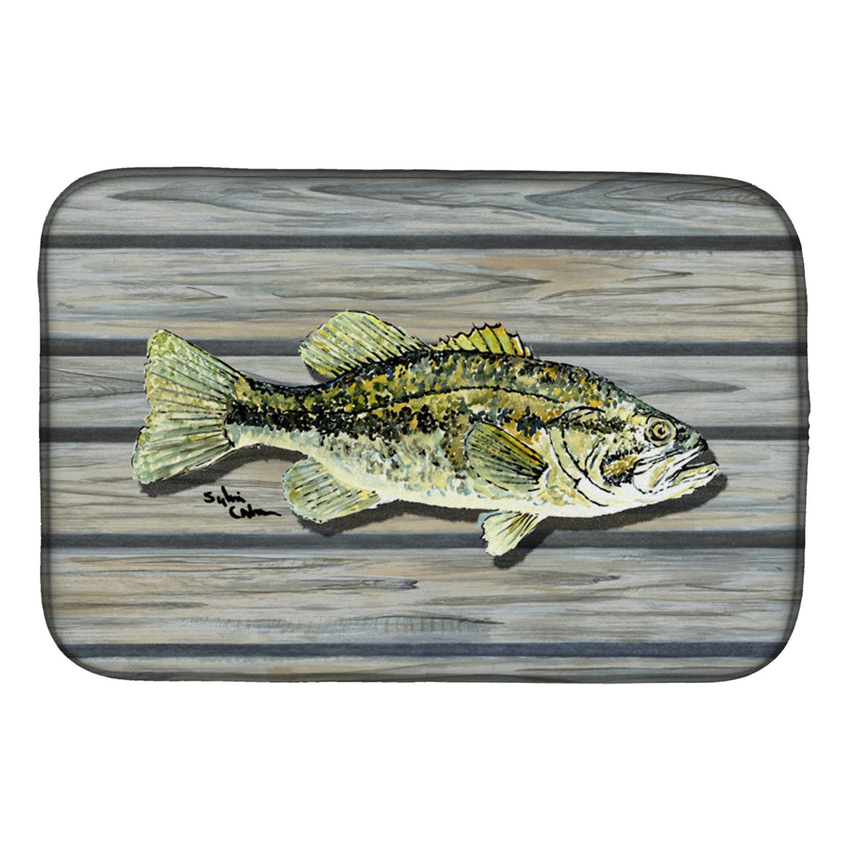 'Caroline'S Treasures 8493Ddm Dish Drying Mat, 14'''' X 21'''', Multicolor''