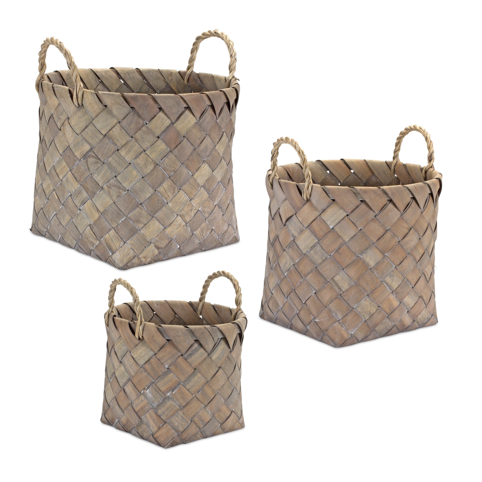 Wicker Basket (Set Of 3)