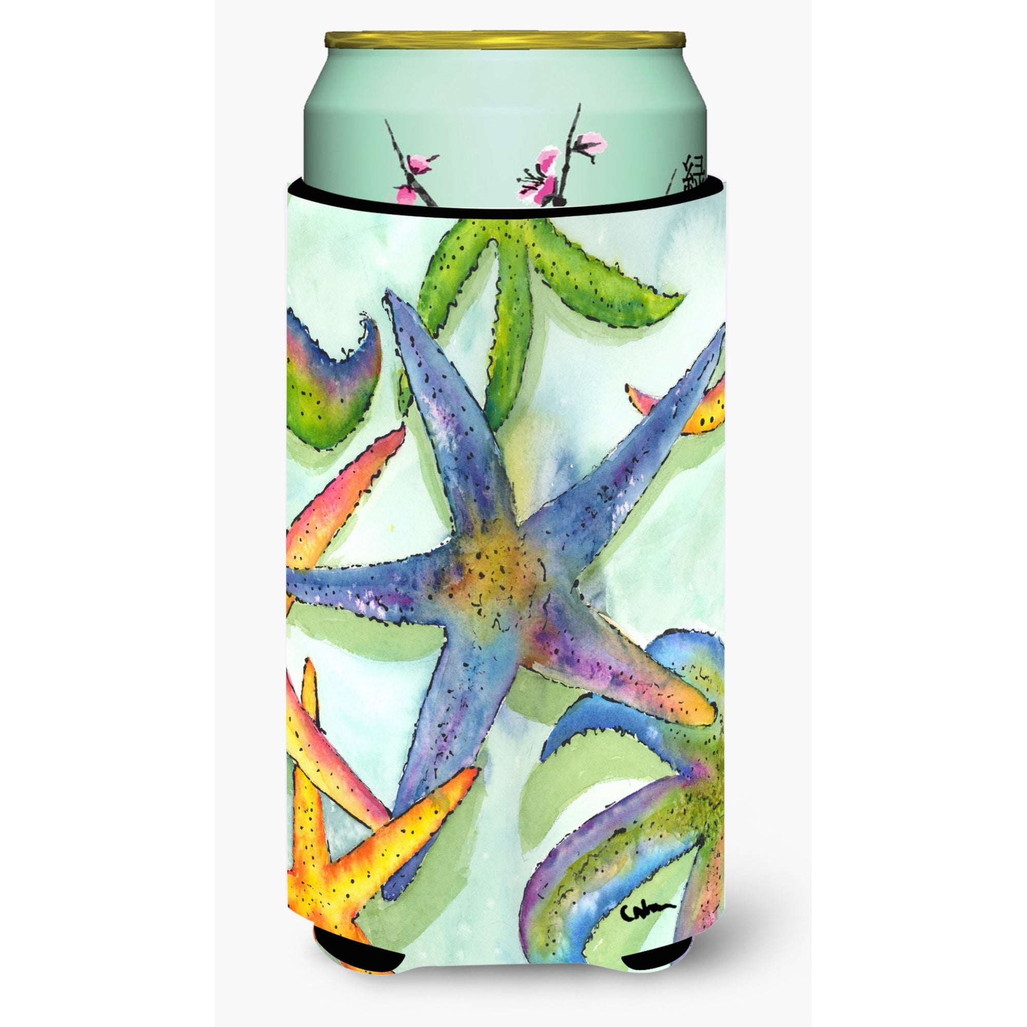 Starfish  Tall Boy Beverage Insulator Beverage Insulator Hugger