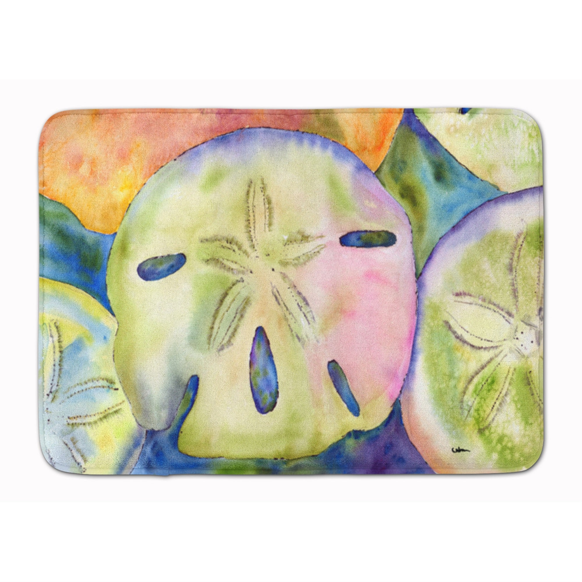 'Caroline'S Treasures Sand Dollar Floor Mat, 19'''' X 27'''', Multicolor''