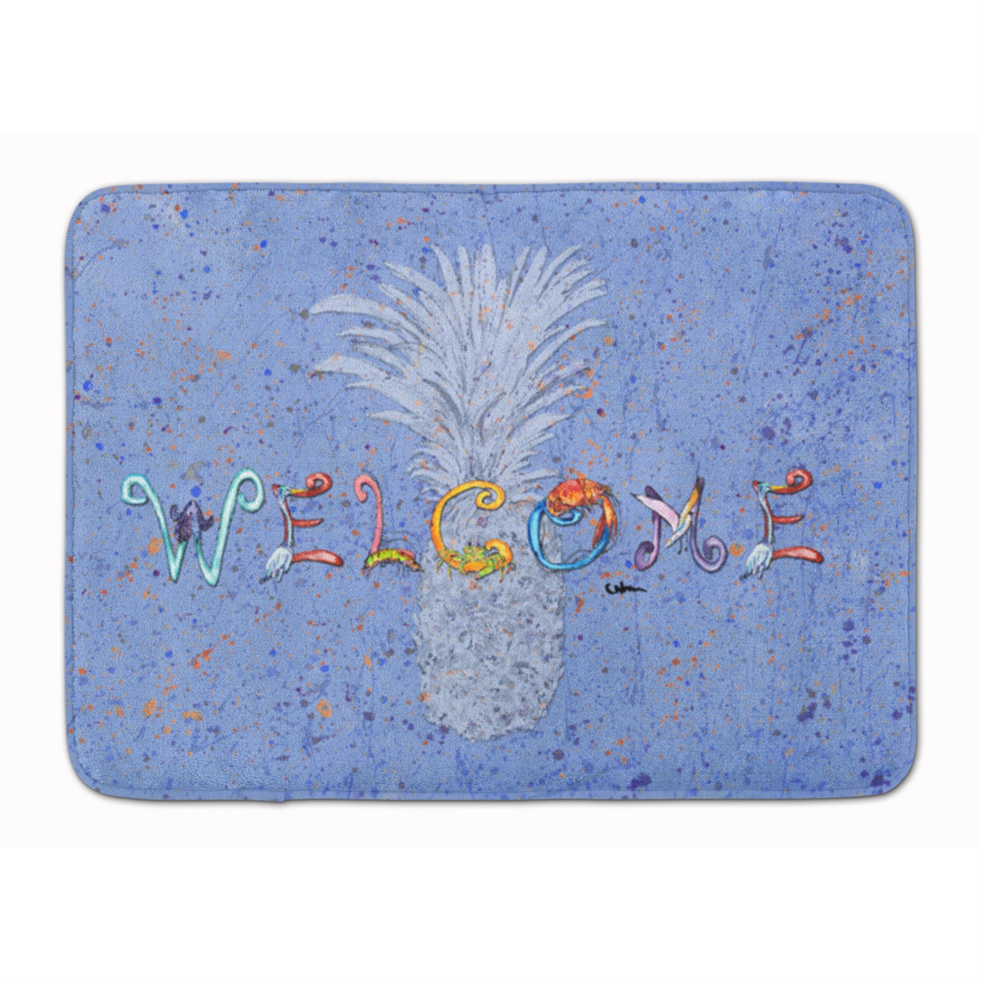 'Caroline'S Treasures Pineapple Indoor Or Outdoor 24X36 Floor Mat, 19'''' X 27'''', Multicolor''