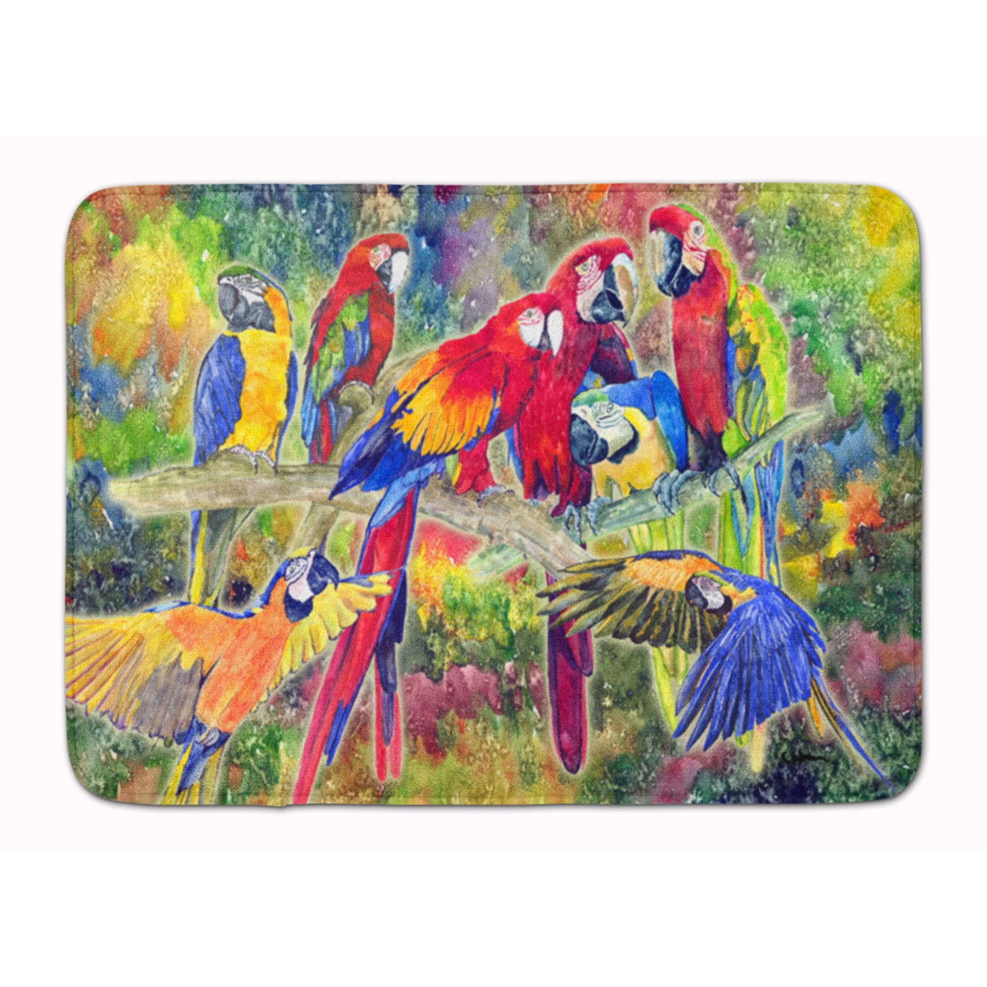 'Caroline'S Treasures Parrot Floor Mat, 19'''' X 27'''', Multicolor''