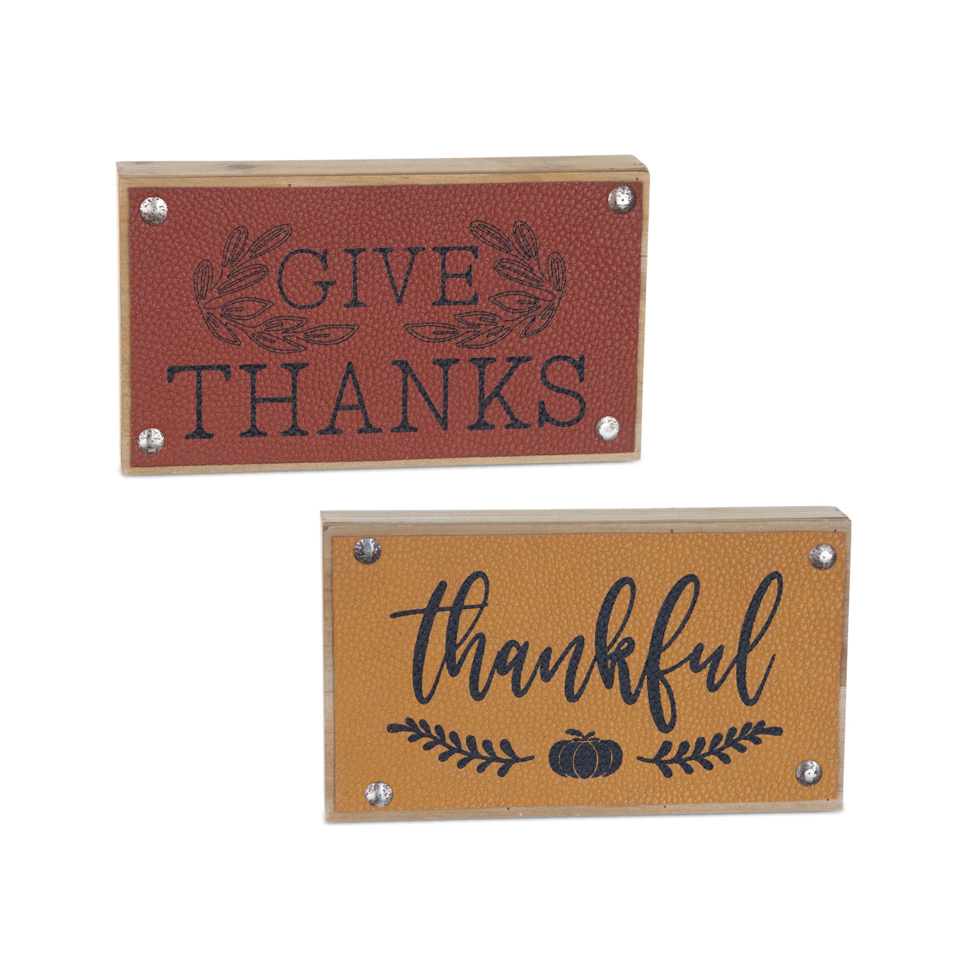 Thankful Sign (Set of 6) 7L x 4H MDF