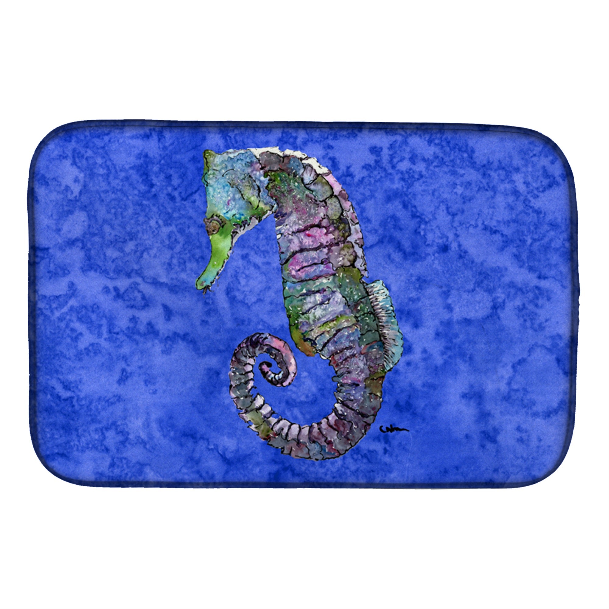 'Caroline'S Treasures Seahorse Dish Drying Mat, 14'''' X 21'''', Multicolor''