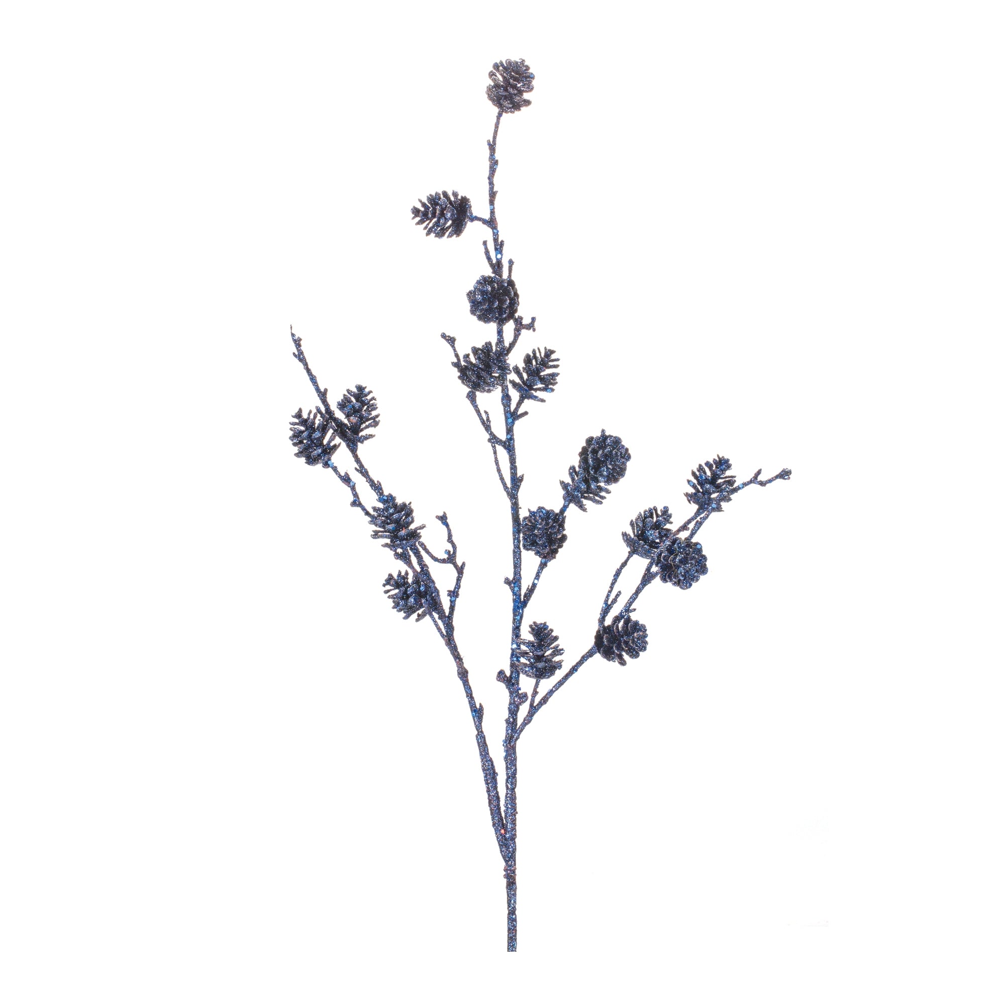 Pine Cone Spray (Set of 6) 39H Plastic
