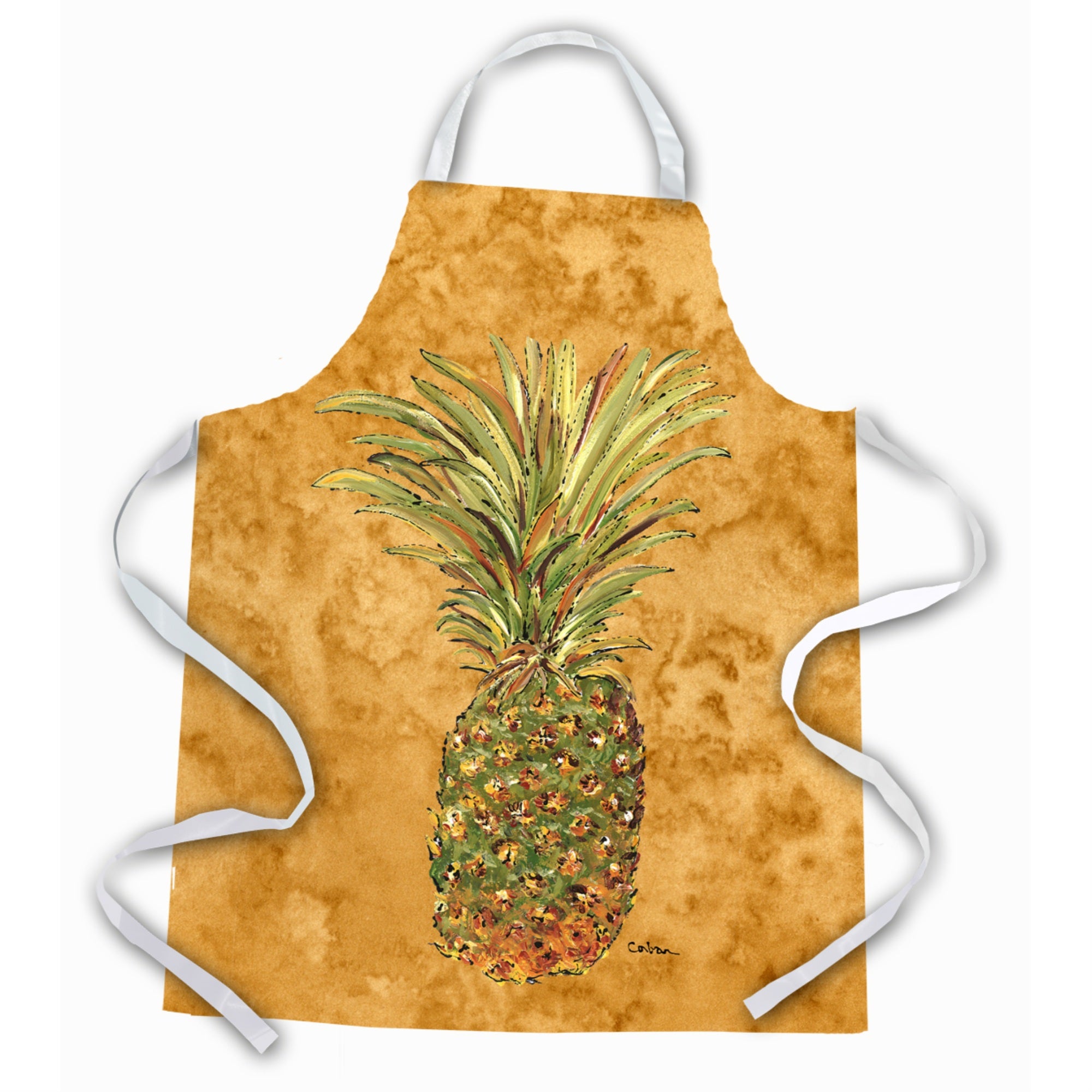 'Caroline'S Treasures 8654Apron Pineapple Apron, Large, Multicolor''