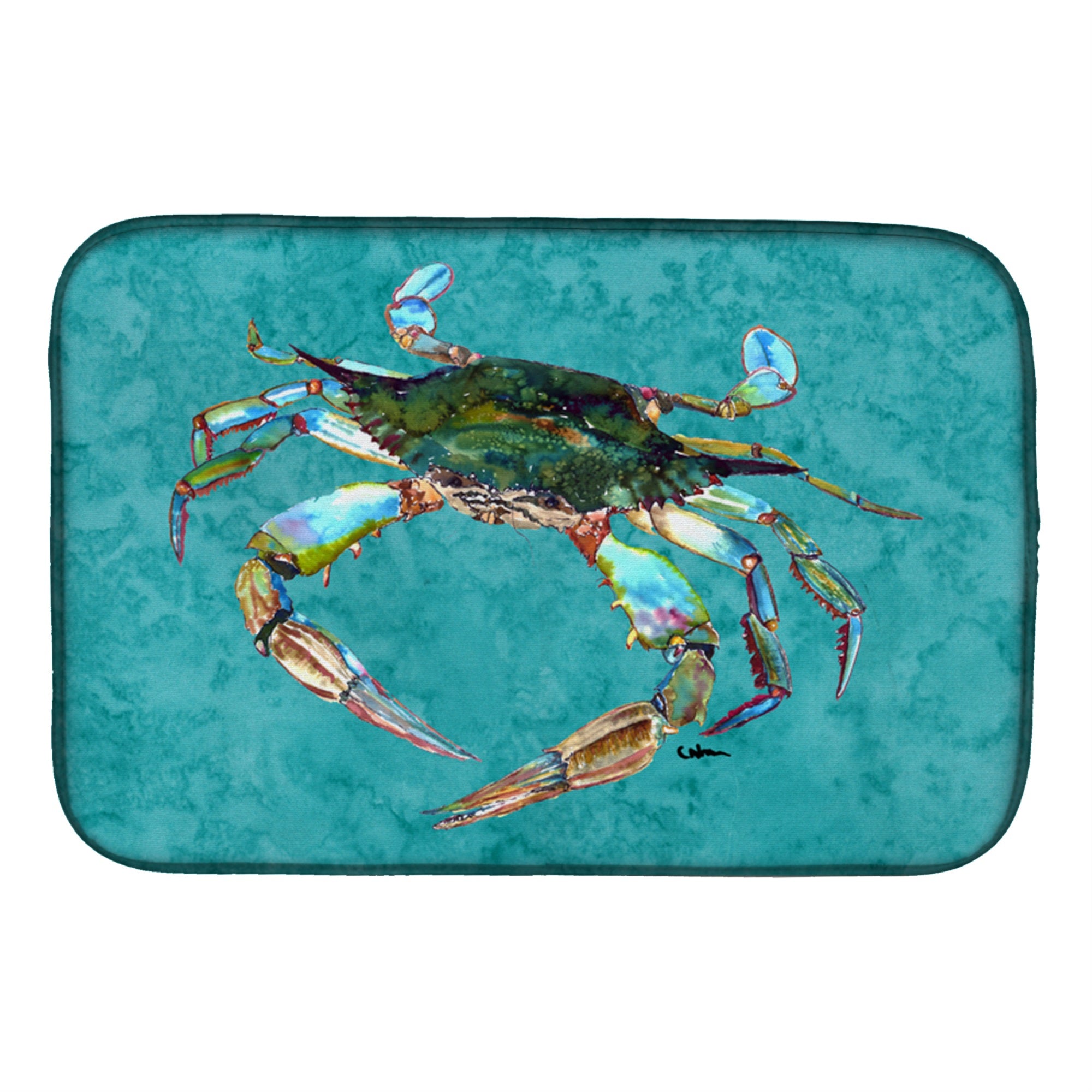 'Caroline'S Treasures 8657Ddm Dish Drying Mat, 14'''' X 21'''', Multicolor''