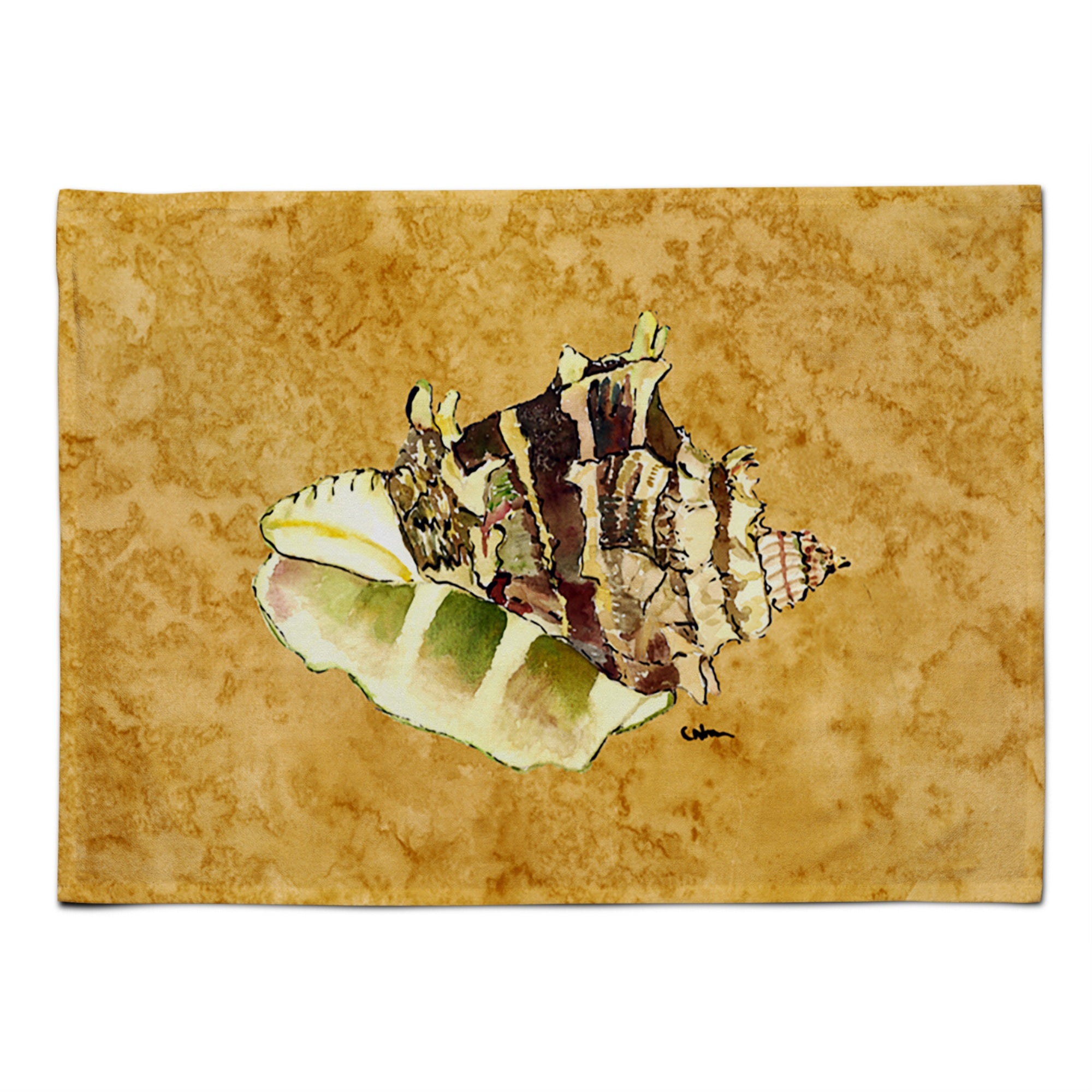 'Caroline'S Treasures 8658Plmt Shell Fabric Placemat, Multicolor''