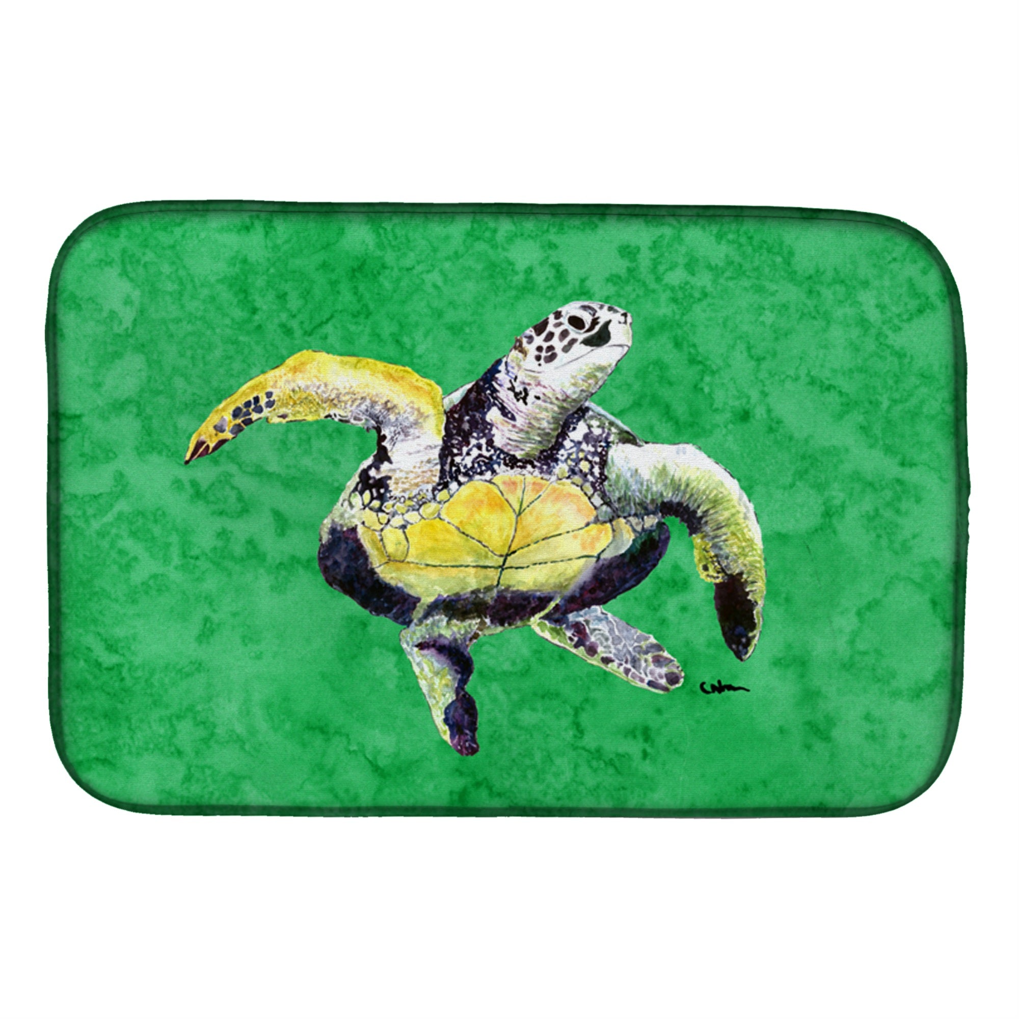 Turtle Dish Drying Mat 8671Ddm