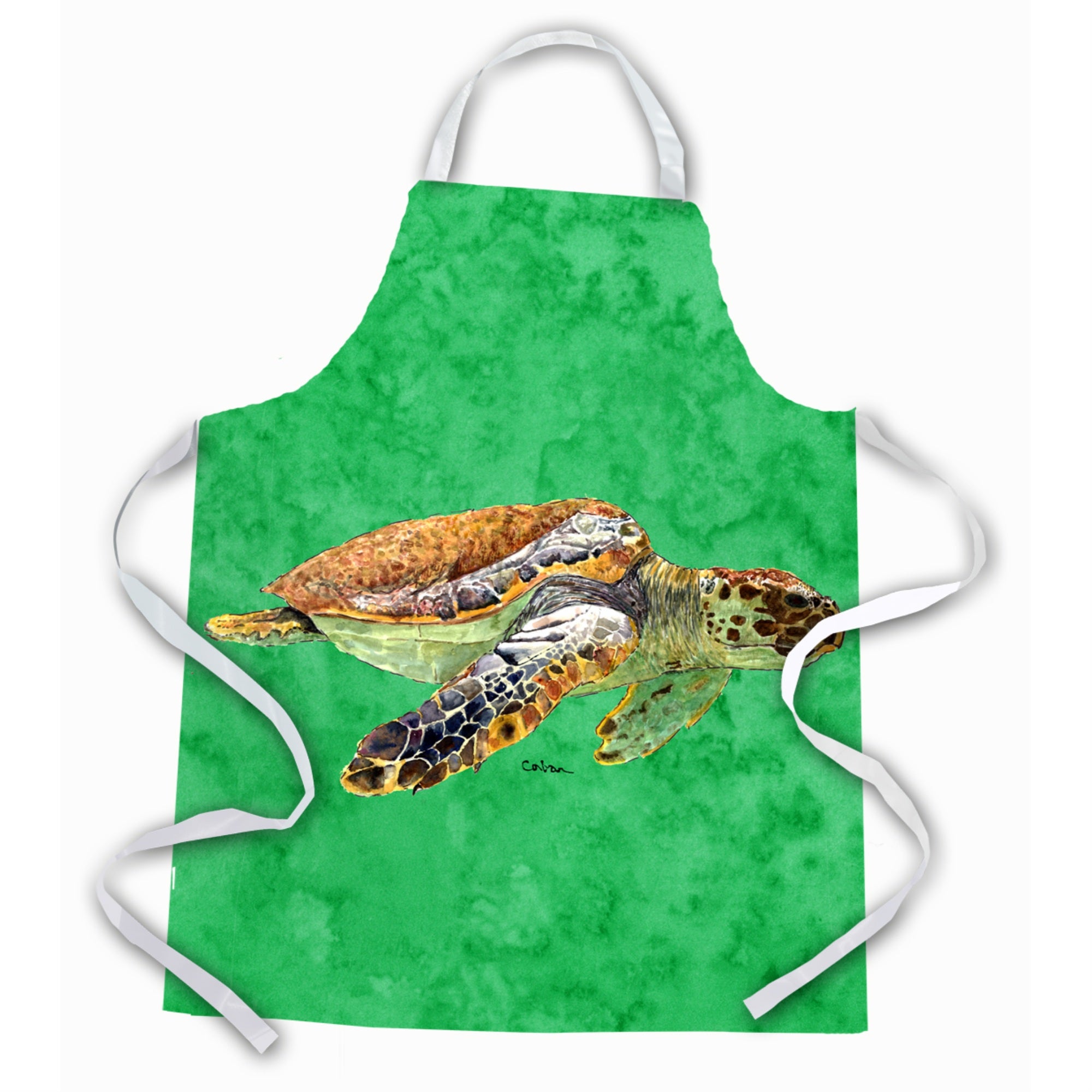 'Caroline'S Treasures 8675Apron Turtle Swim 2 Apron, Large, Multicolor''
