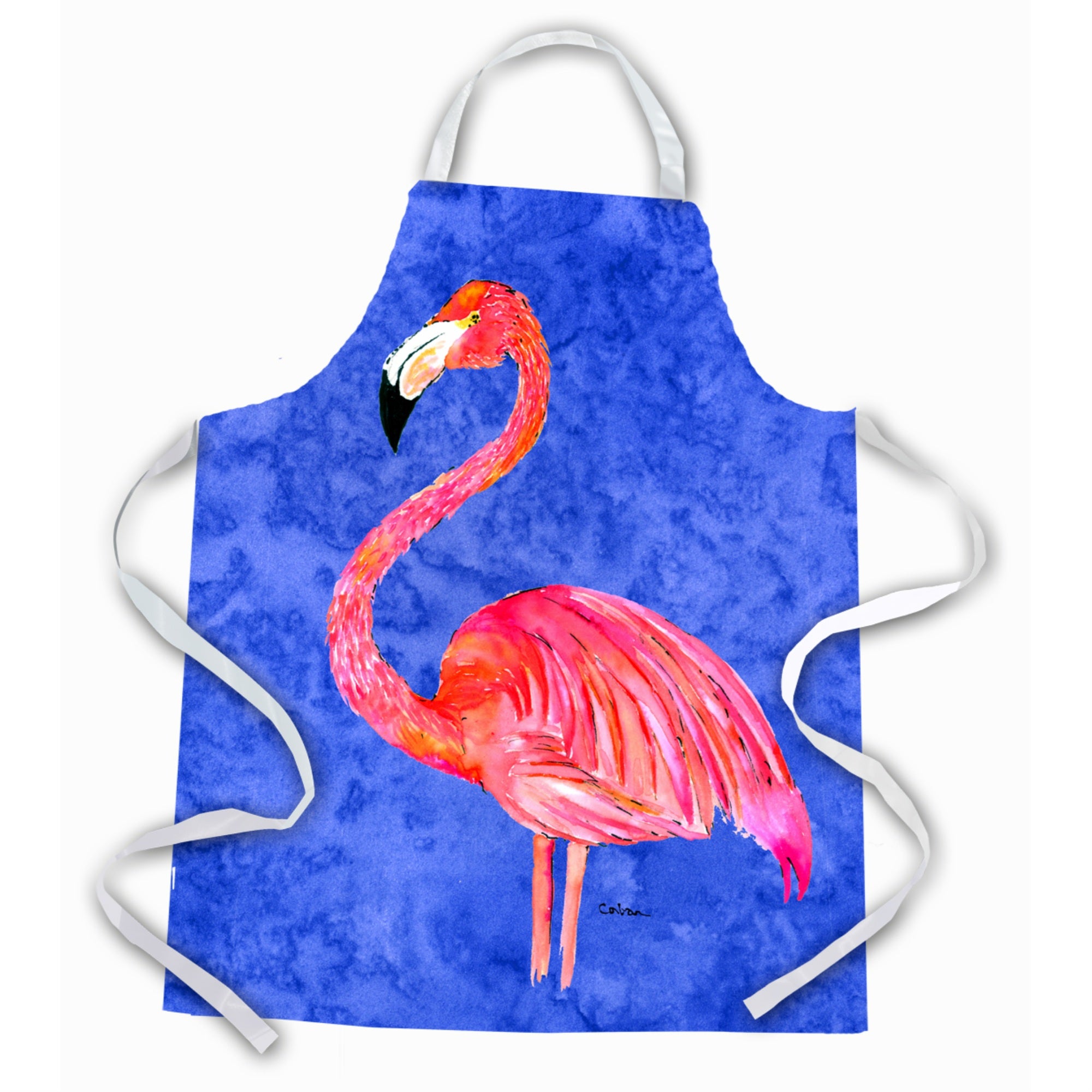 'Caroline'S Treasures 8685Apron Flamingo Apron, Large, Multicolor''