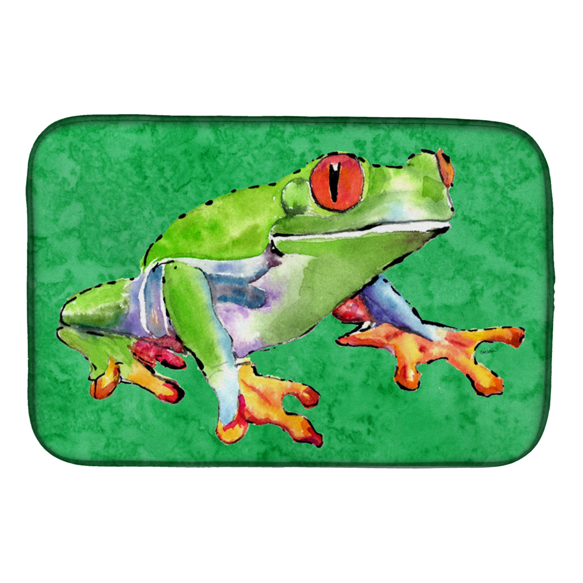'Caroline'S Treasures 8688Ddm Dish Drying Mat, 14'''' X 21'''', Multicolor''