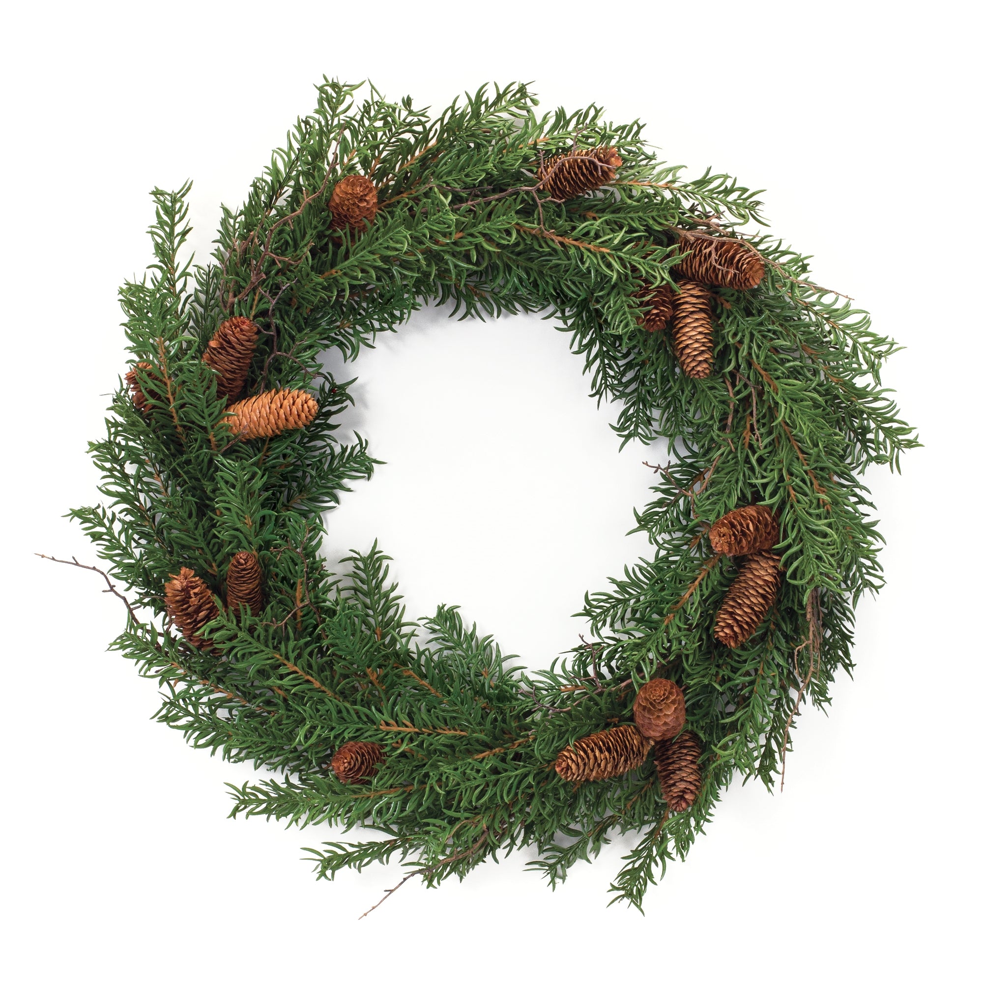 Pine Wreath 26D Plastic