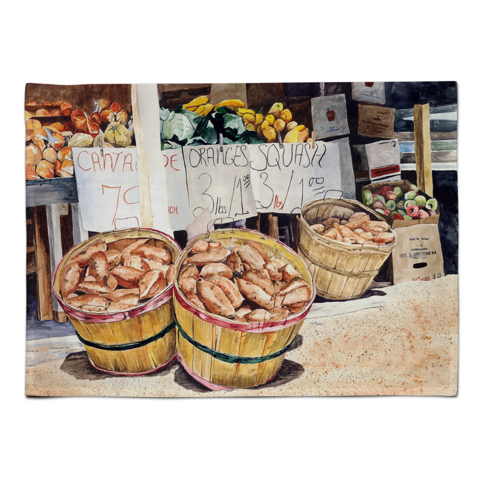 'Caroline'S Treasures 8699Plmt Crawfish With Spices And Corn Fabric Placemat, Multicolor''