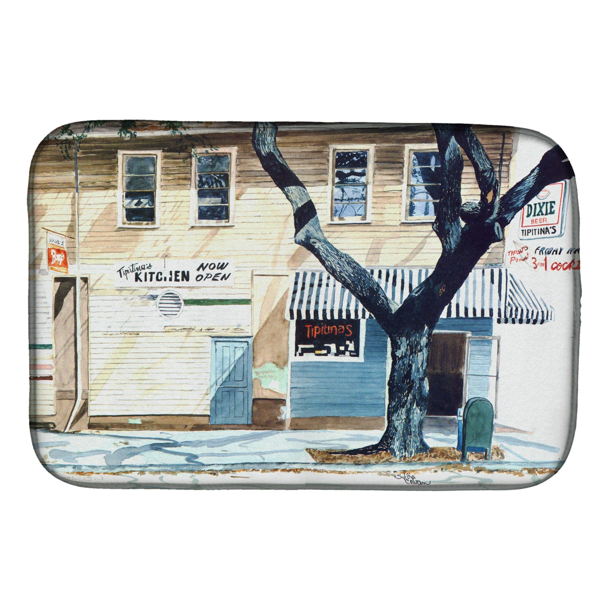 Carolines Treasures Tipitinas Dish Drying Mat 14 x 21 Multicolor