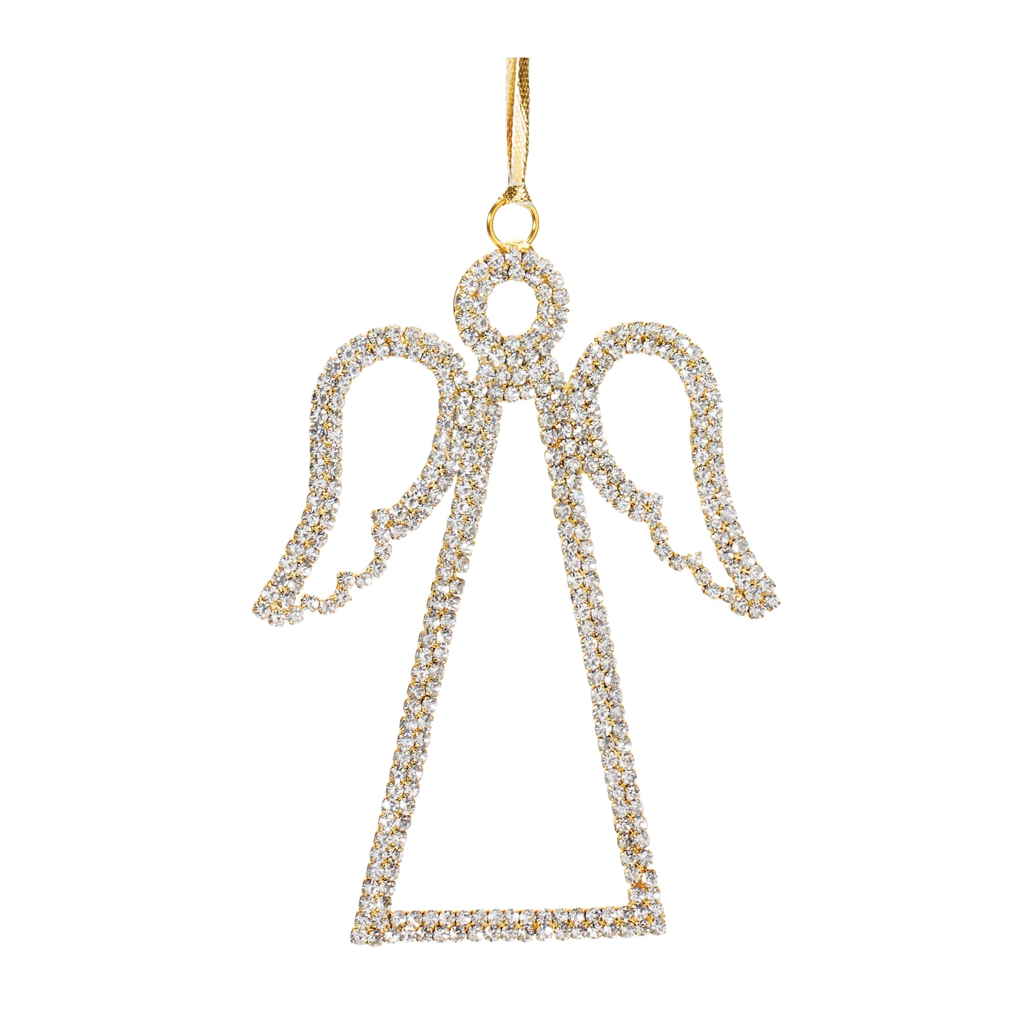 Angel Ornament (Set of 12) 5.25H Iron/Glass