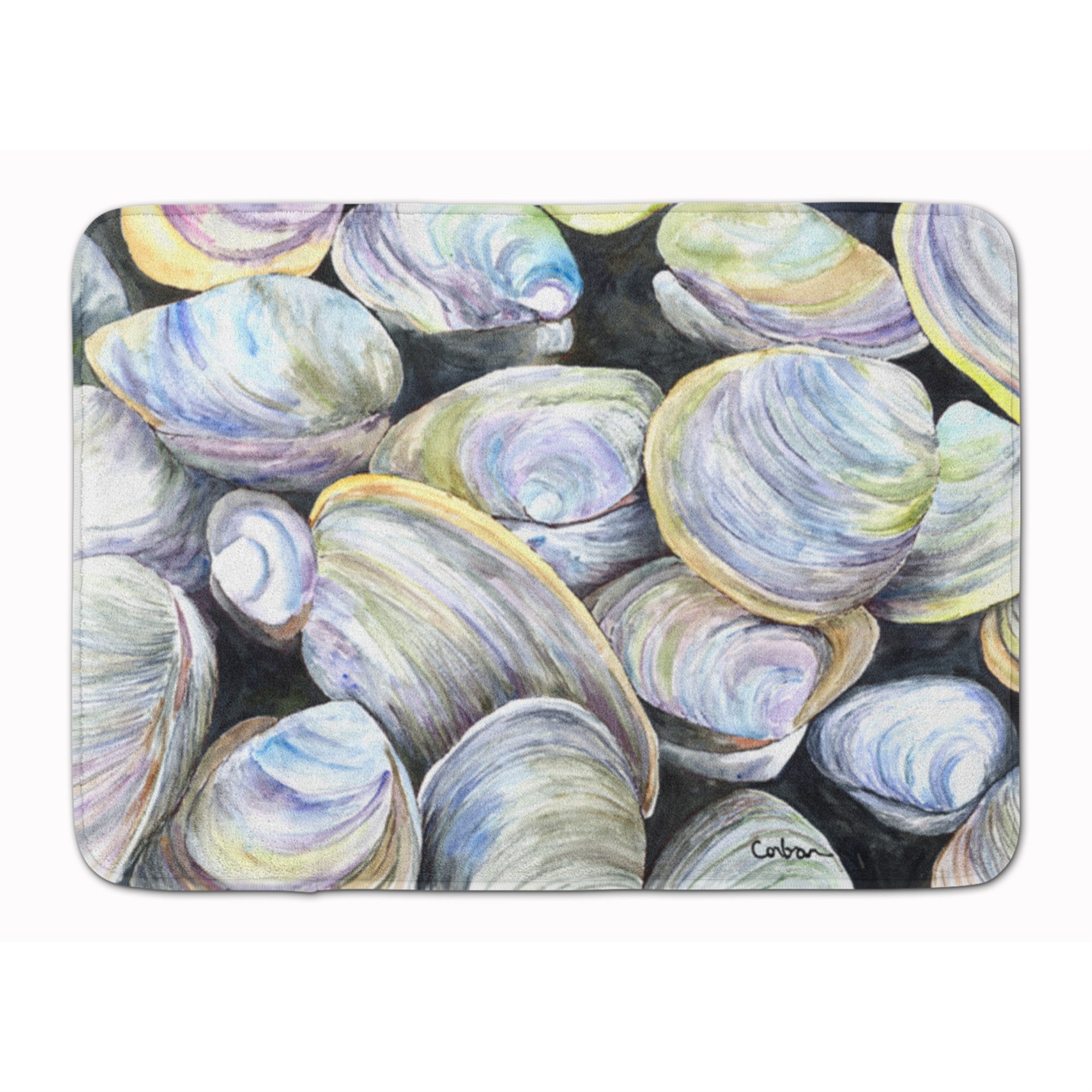 'Caroline'S Treasures Clam Quahog Floor Mat, 19'''' X 27'''', Multicolor''