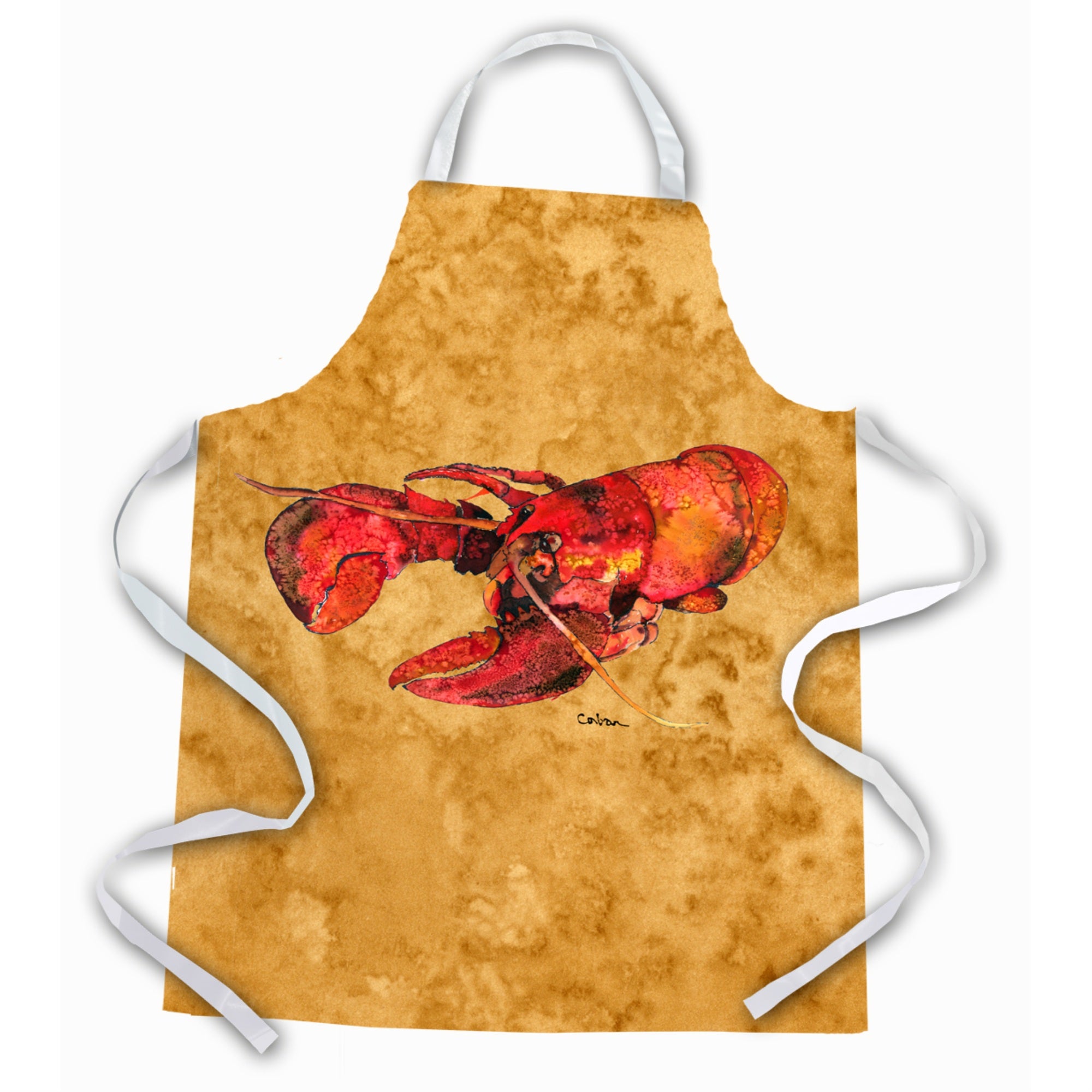 'Caroline'S Treasures 8715Apron Lobster Cooked Apron, Large, Multicolor''