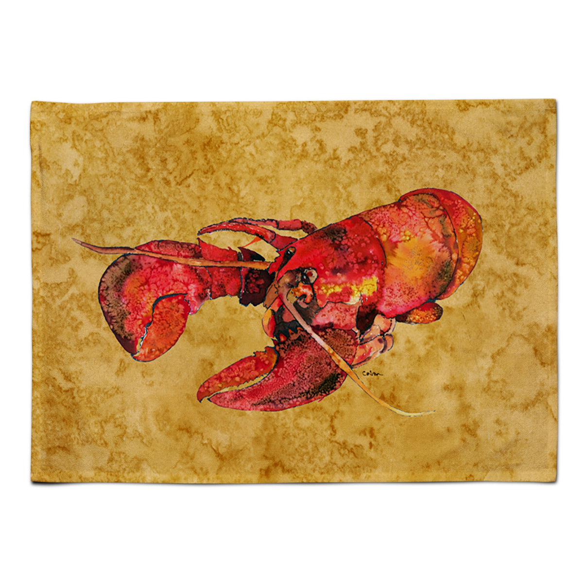 'Caroline'S Treasures 8715Plmt Lobster Cooked Fabric Placemat, Multicolor''