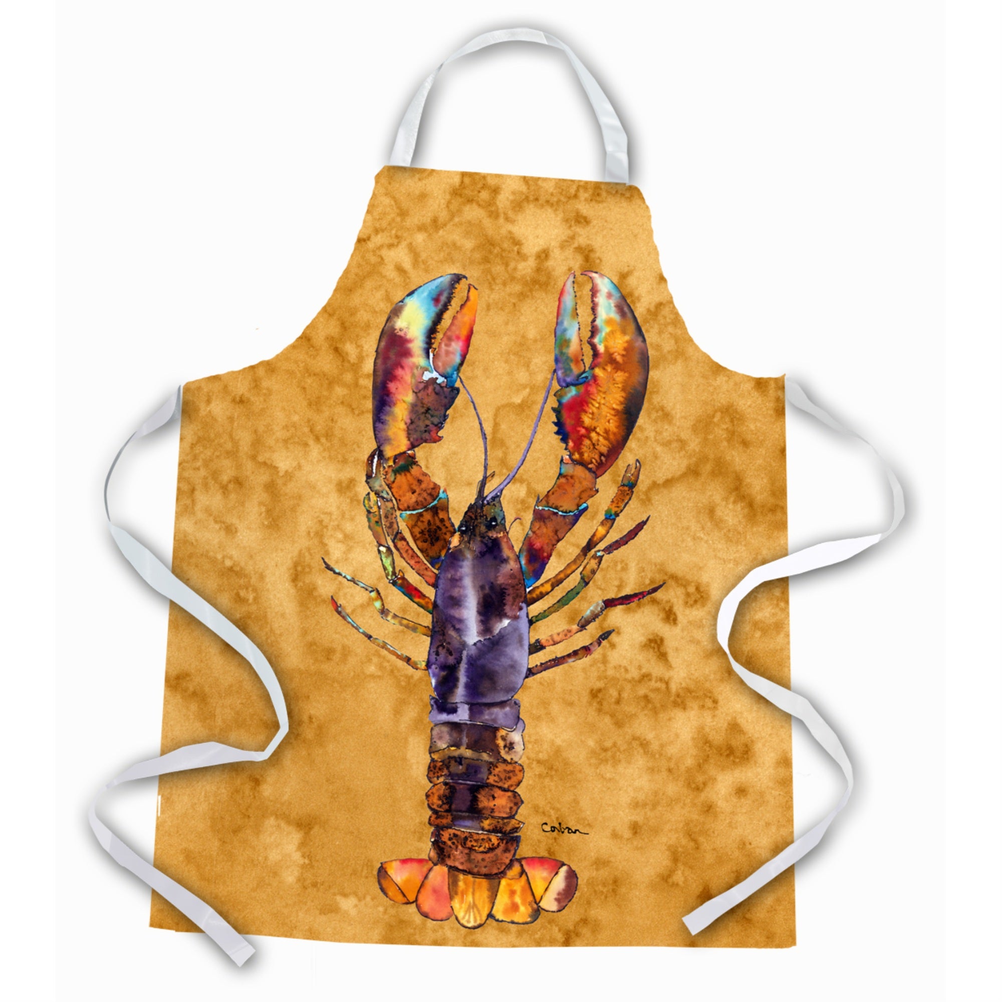 'Caroline'S Treasures 8716Apron Lobster Fresh Apron, Large, Multicolor''