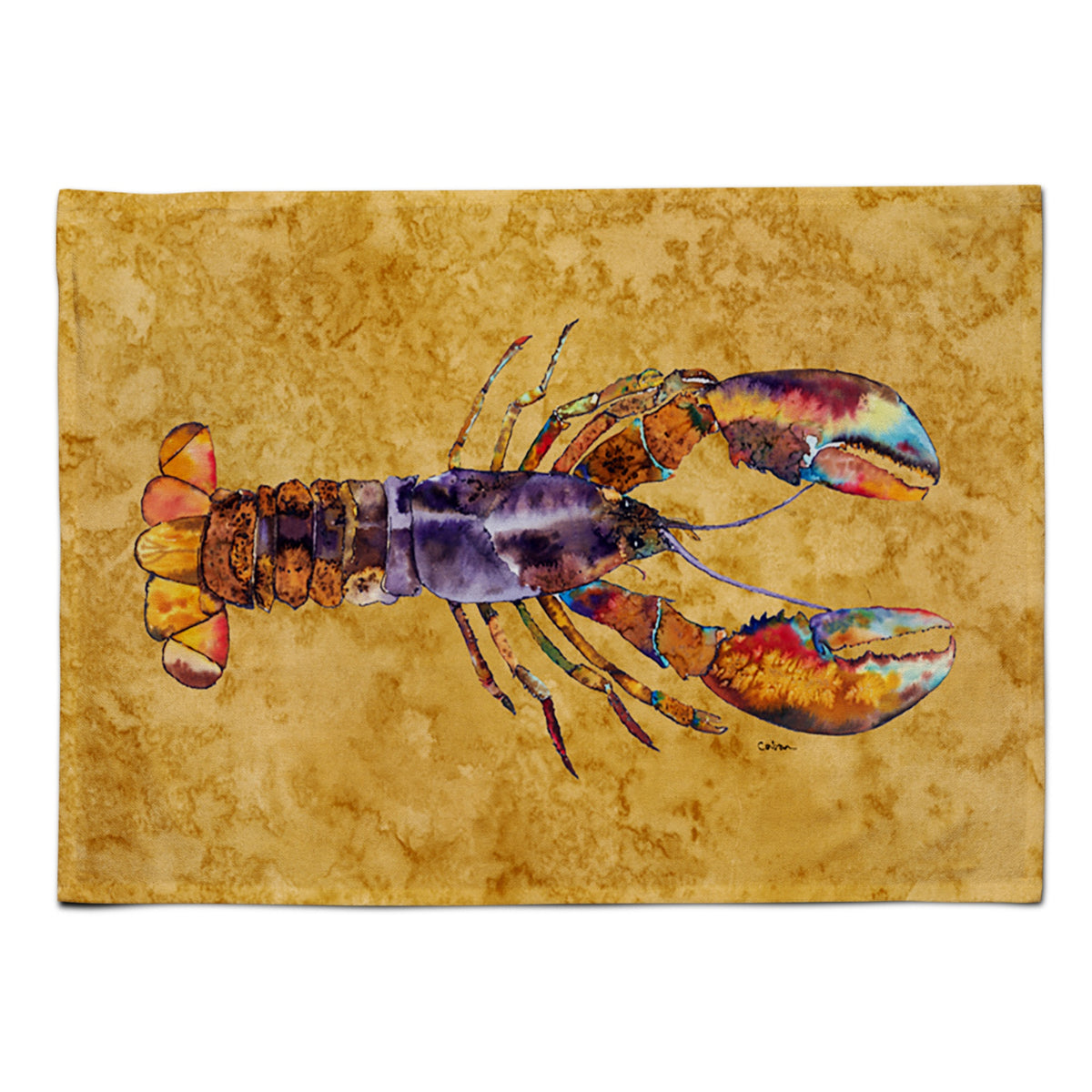 'Caroline'S Treasures 8716Plmt Lobster Fresh Fabric Placemat, Multicolor''
