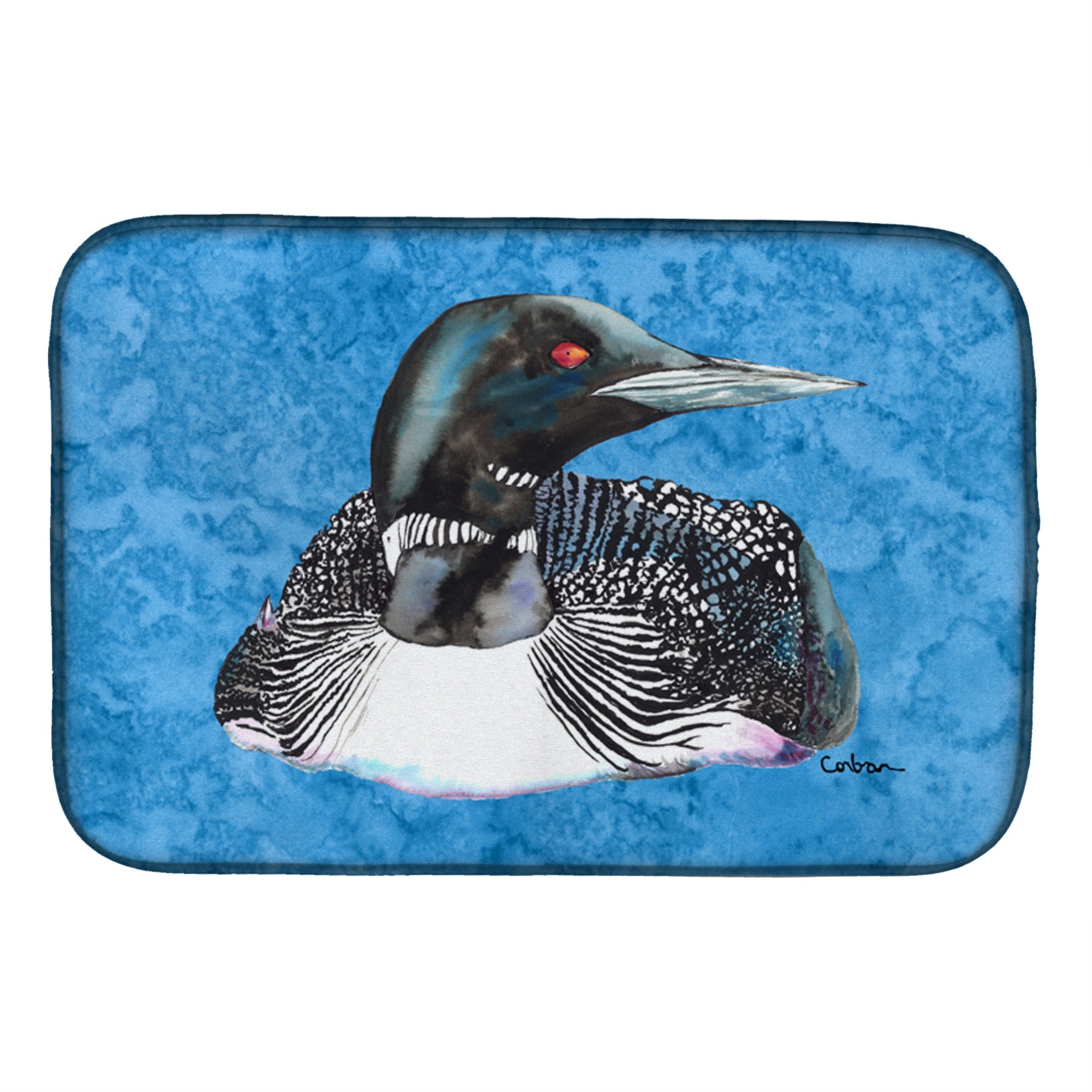 'Caroline'S Treasures Loon Dish Drying Mat, 14'''' X 21'''', Multicolor''