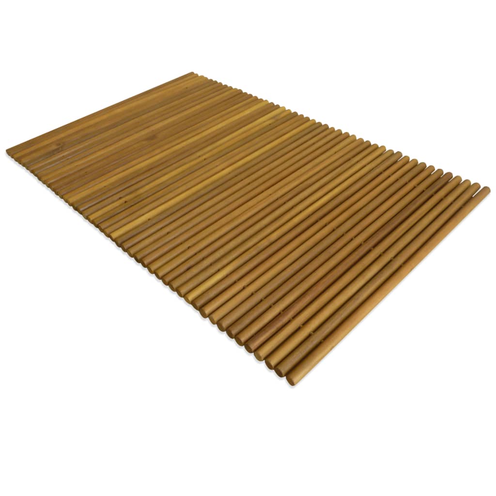 Vidaxl Bath Mat Acacia Wood 31.5''X19.7''