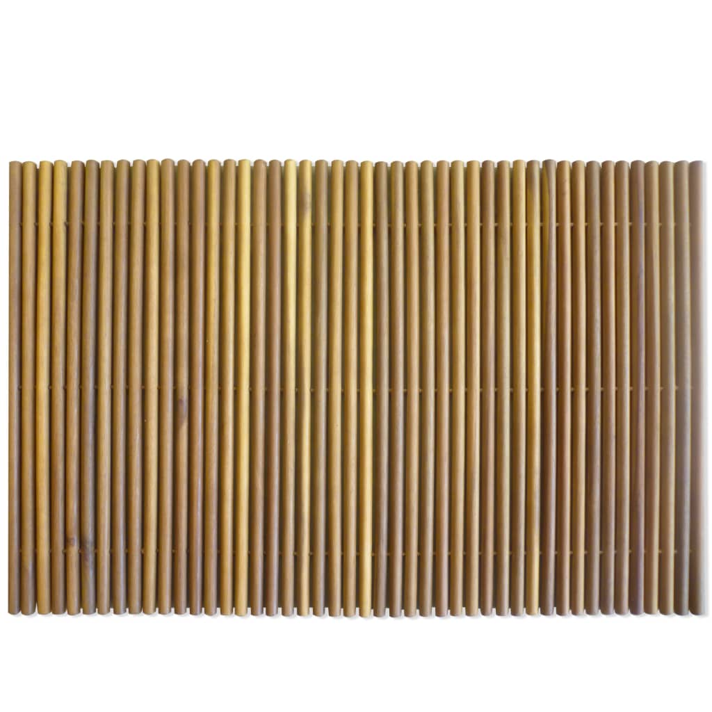 vidaXL Bath Mat Acacia Wood 31.5''x19.7''