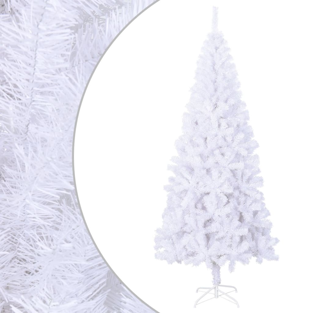 vidaXL Artificial Christmas Tree with Steel Stand 7 ft 910 Branches