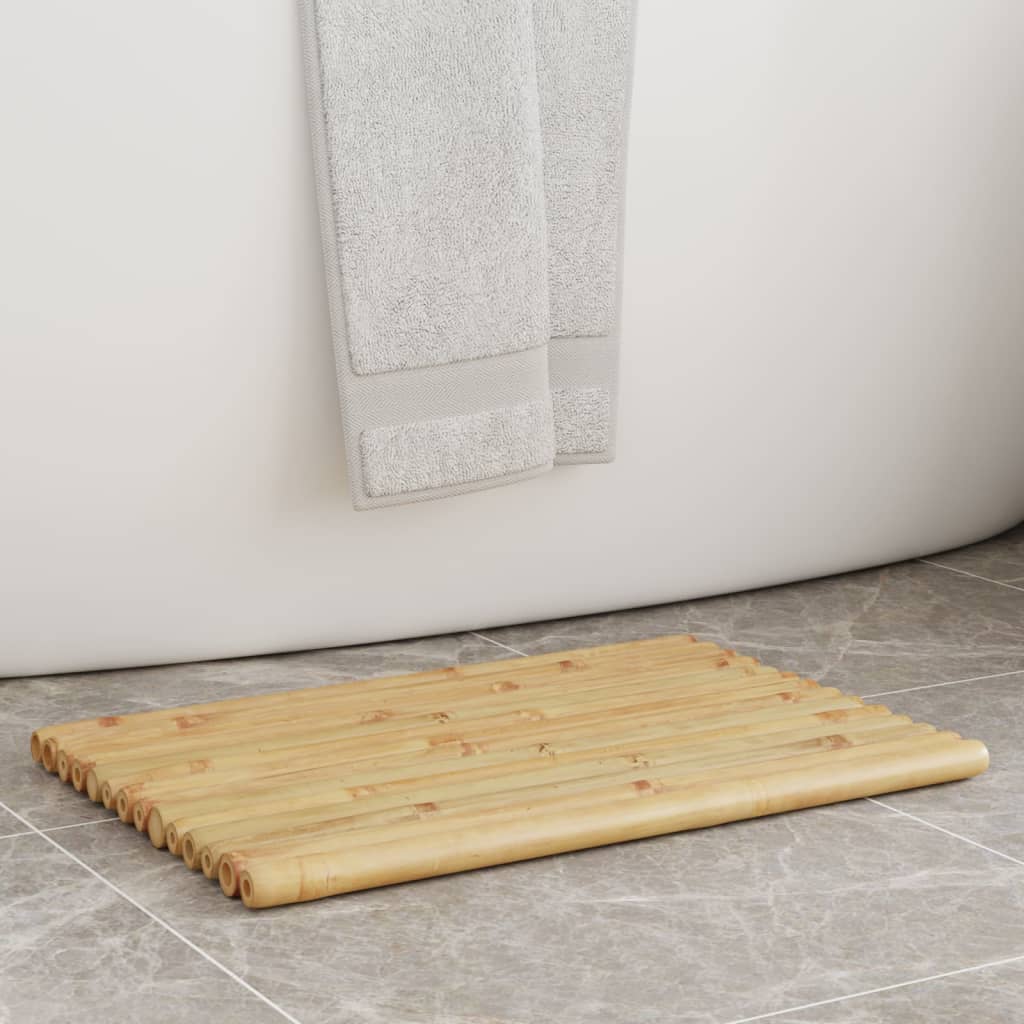 Vidaxl Bath Mats 2 Pcs 19.7X13.8 Bamboo