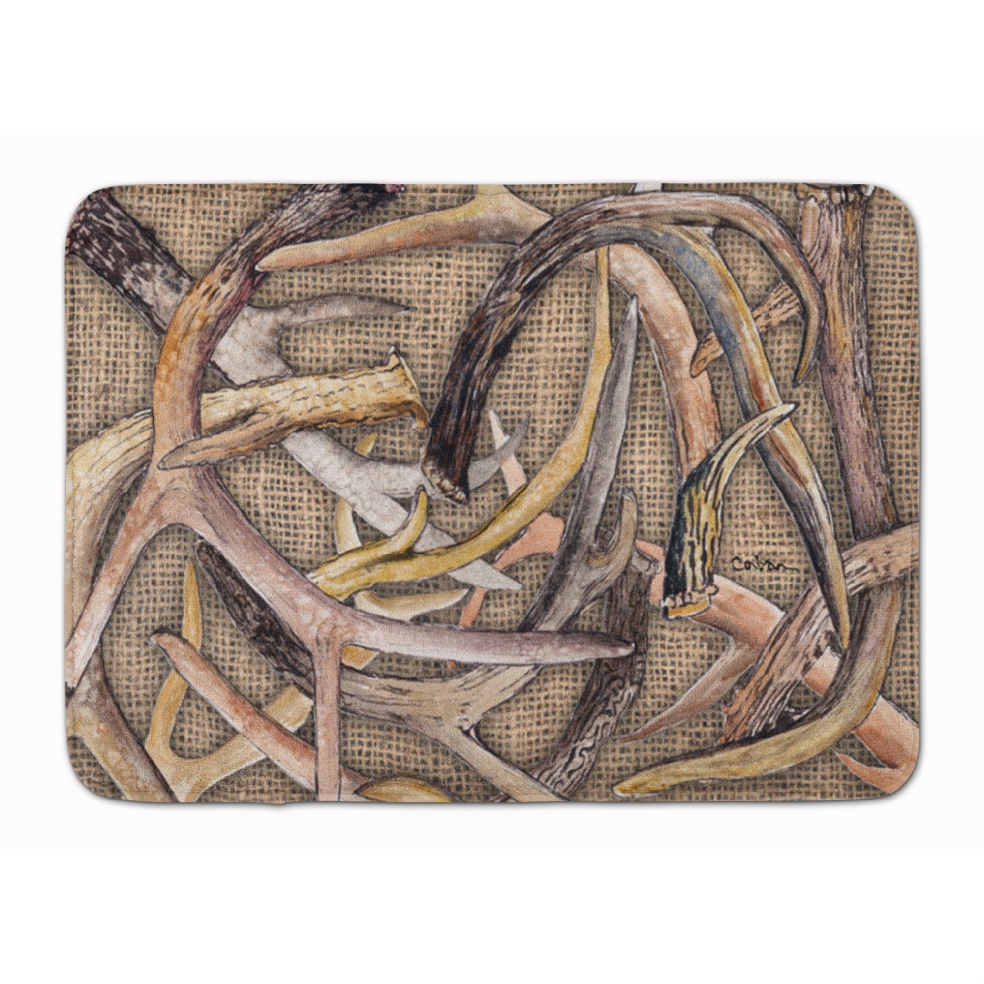 'Caroline'S Treasures Deer Horns Floor Mat, 19'''' X 27'''', Multicolor''