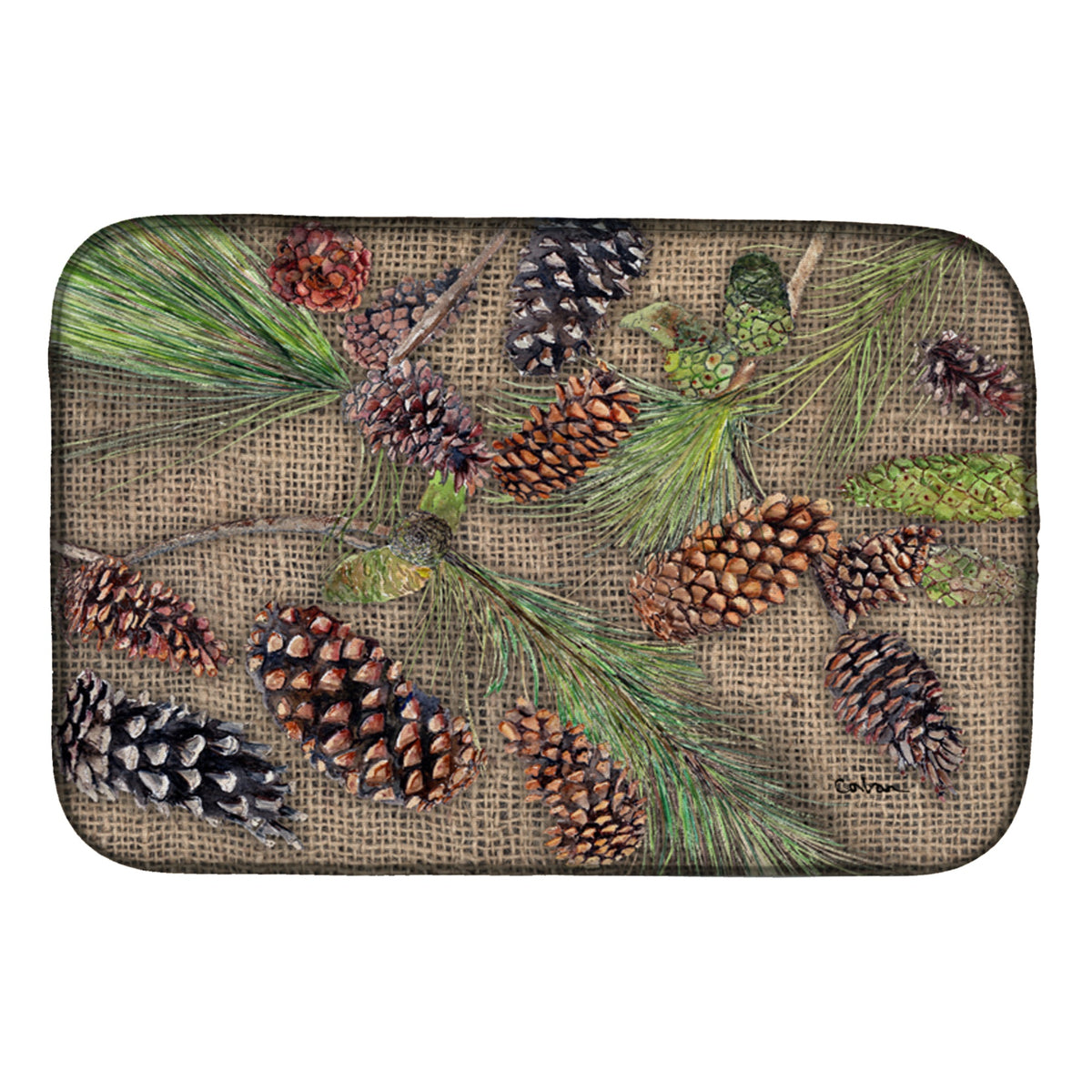 'Caroline'S Treasures 8735Ddm Dish Drying Mat, 14 X 21, Multicolor''