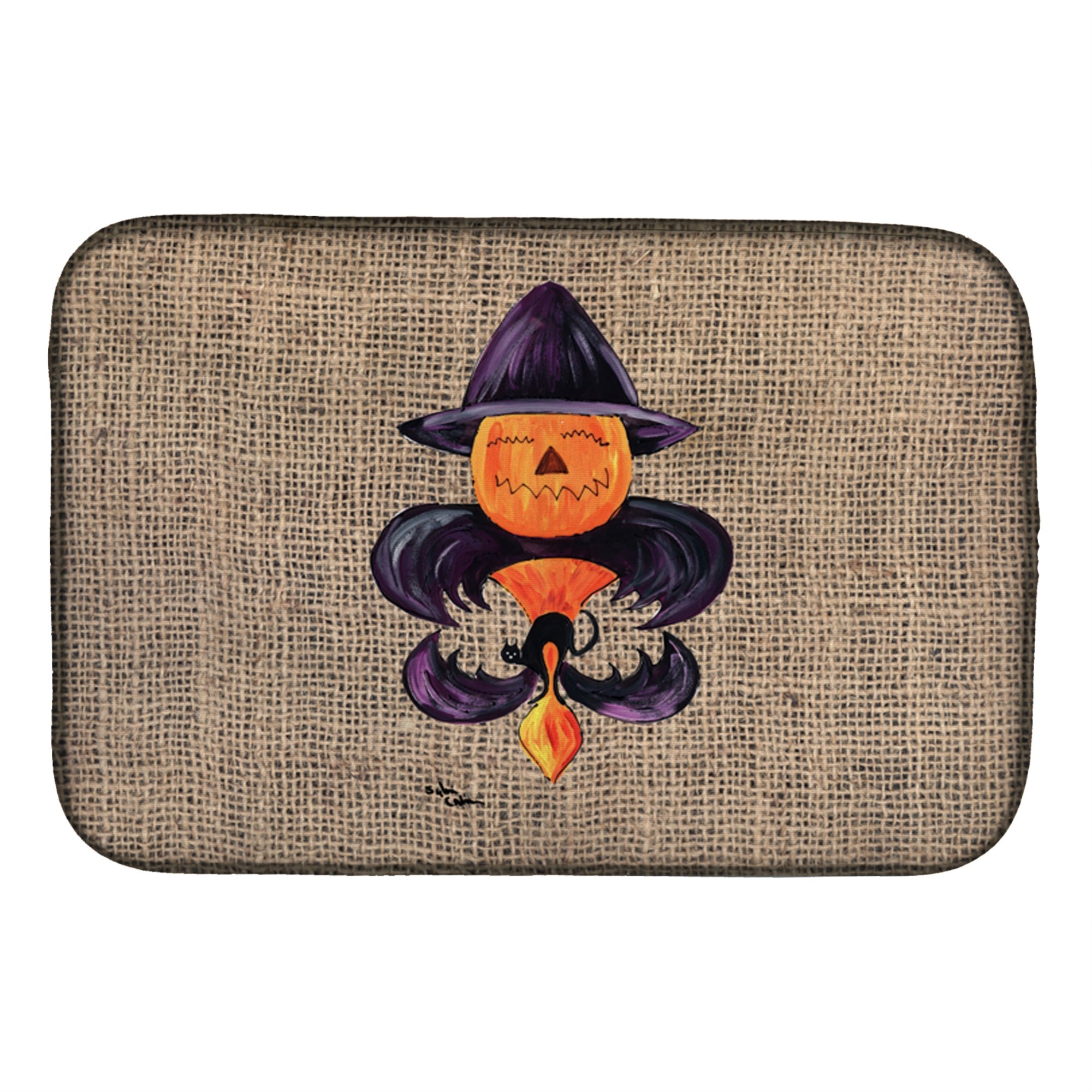 'Caroline'S Treasures 8748Ddm Dish Drying Mat, 14'''' X 21'''', Multicolor''